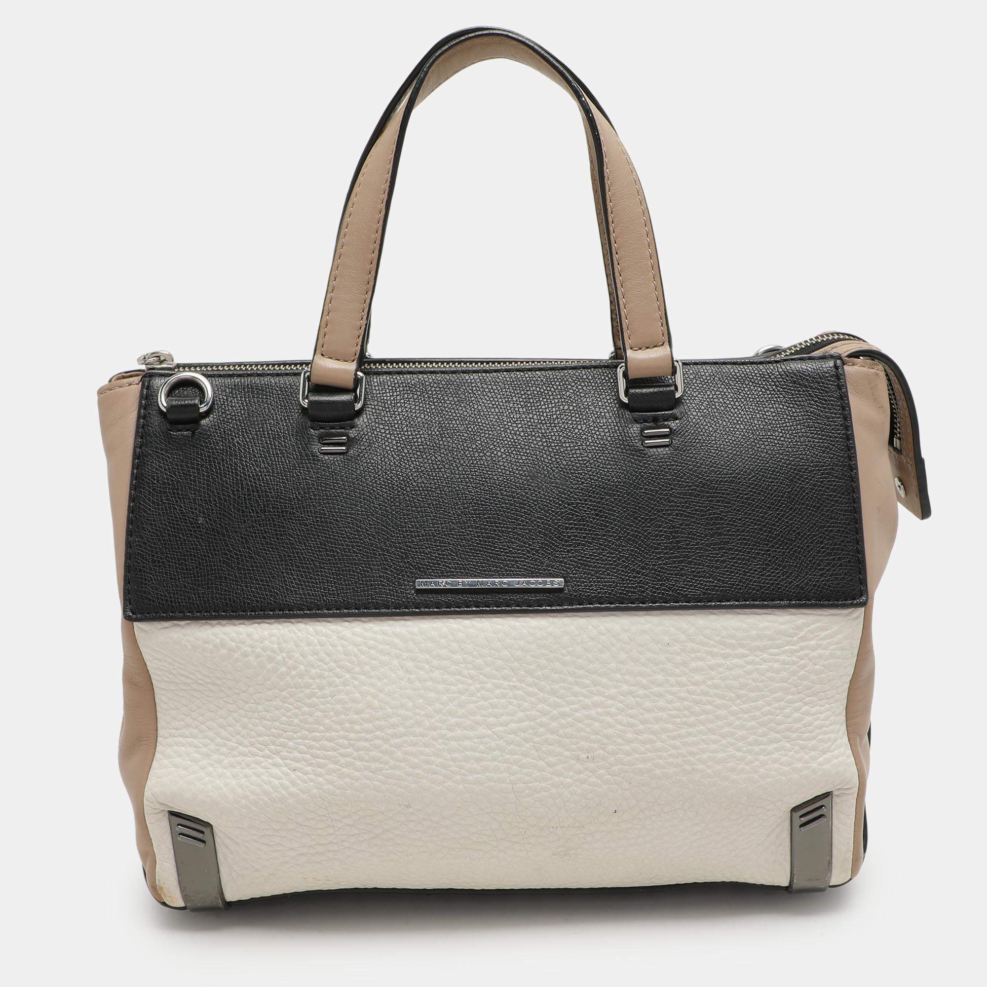 Marc by Marc Jacobs Colorblock Leather Sheltered Island Satchel