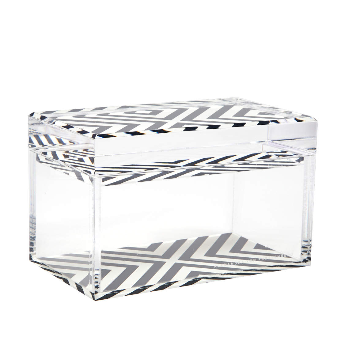 Alexandra von Furstenberg Monochrome X Print Treasure Box S