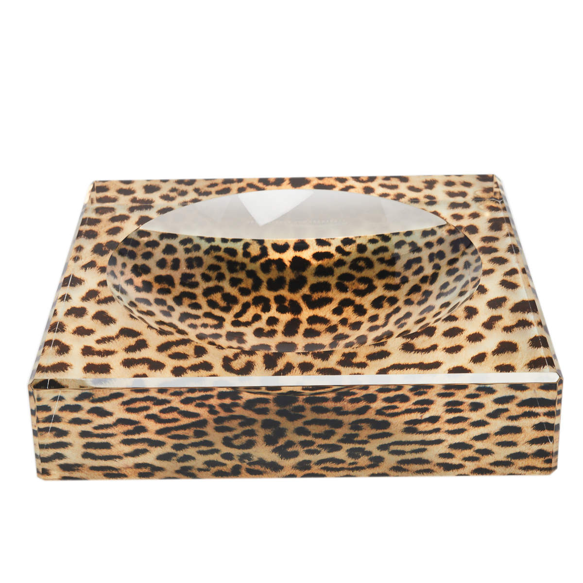 Alexandra von Furstenberg Leopard Print Candy Bowl L