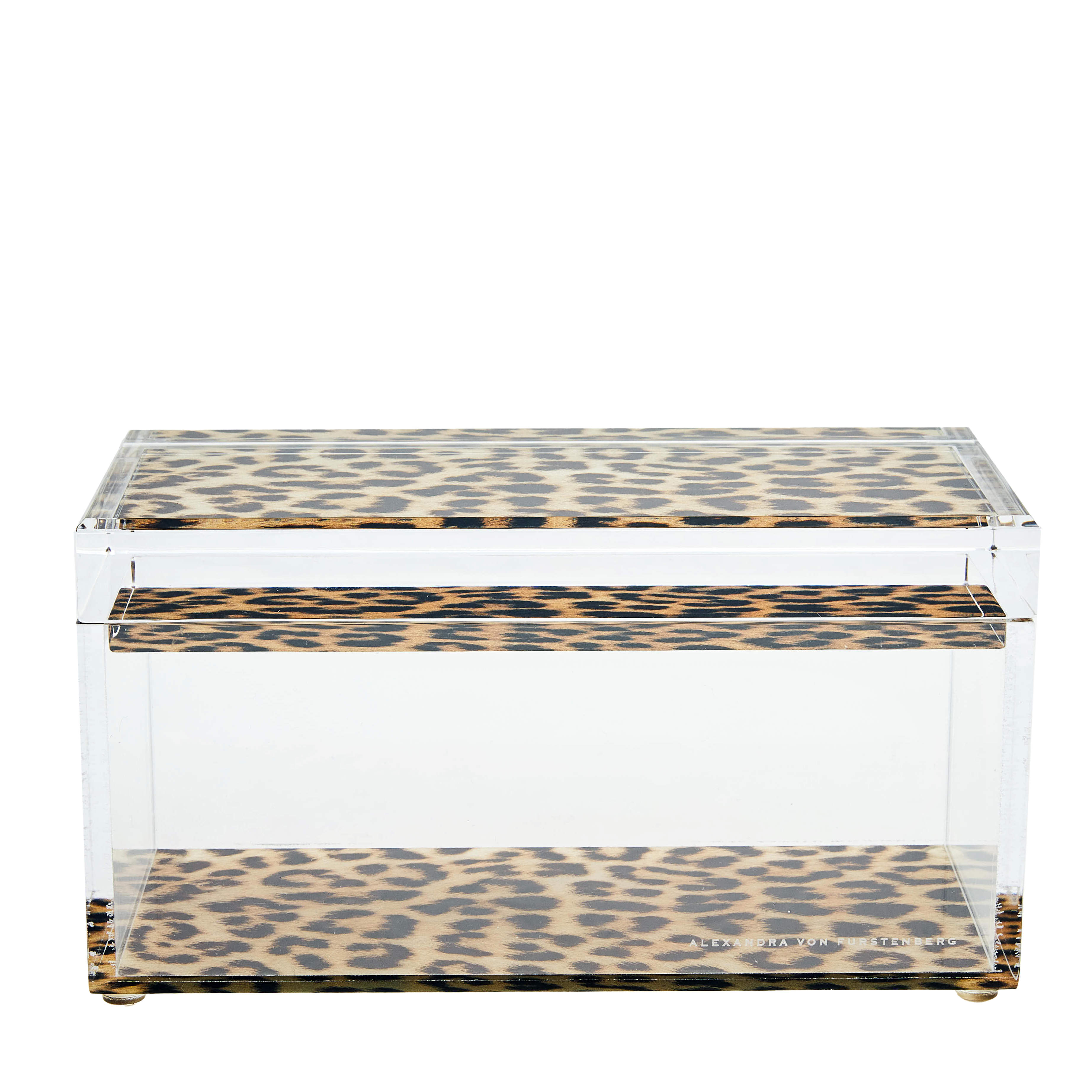 Alexandra von Furstenberg Leopard Print Treasure Box M