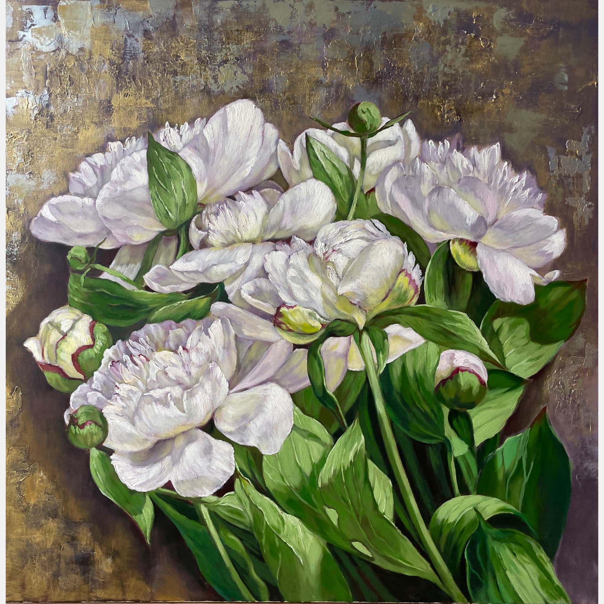 White Dance By Anna Reznikova, Cyprus,2024 (120 X 120)