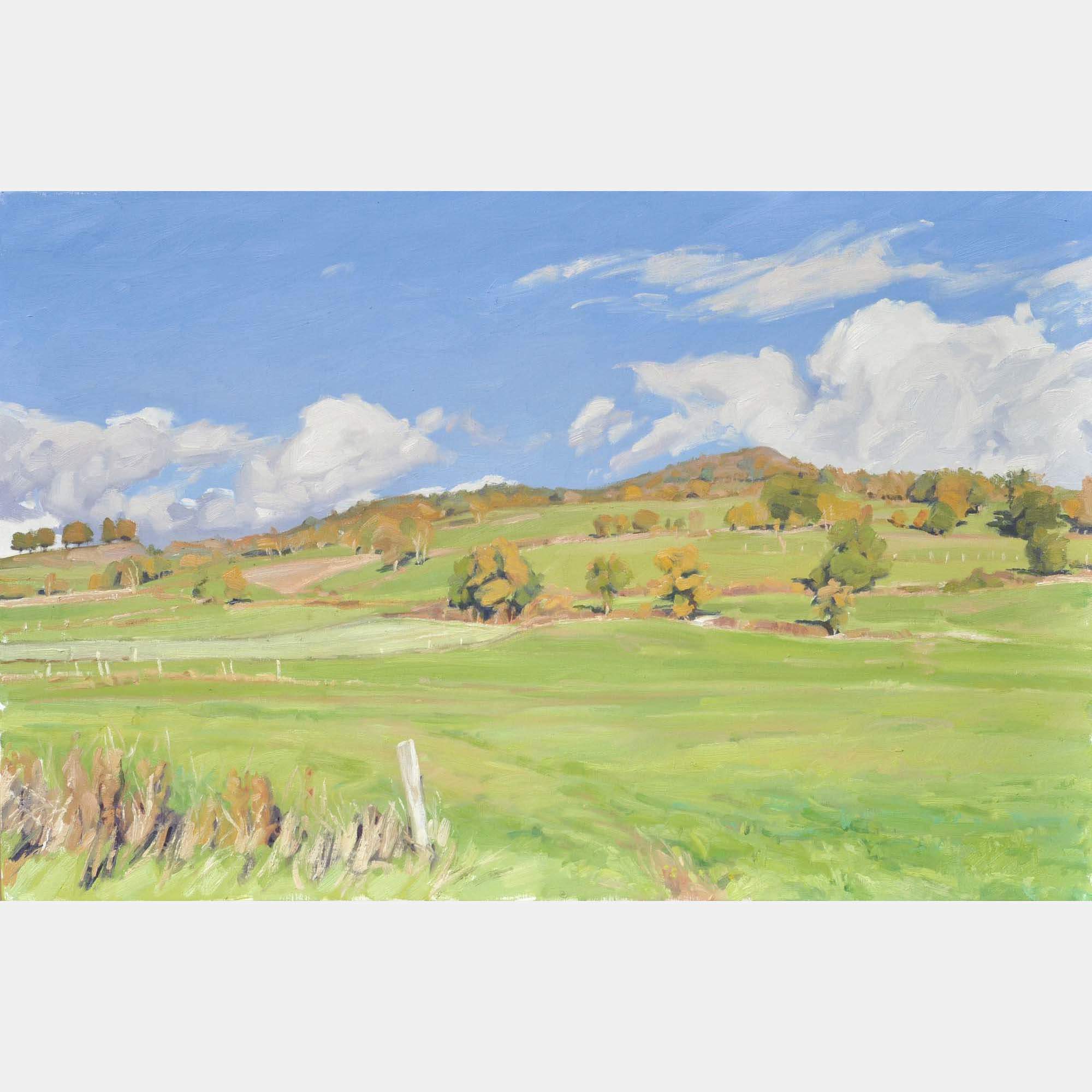 Vingt-Six Octobre, Le Mont Ceneuil By Anne Baudequin, France,2020 (60 X 92)