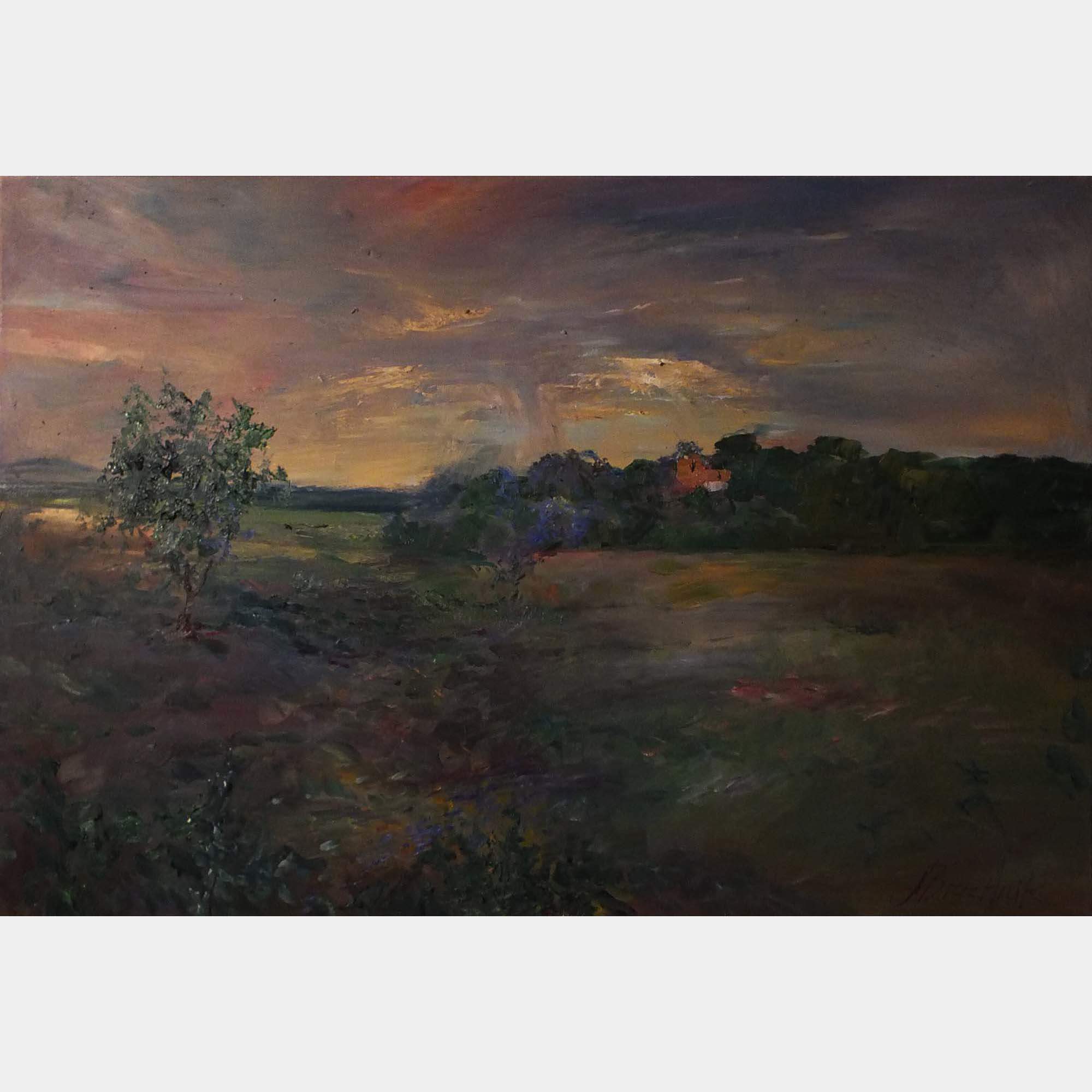 Village By Artem Brazhnik, Ukraine,2021 (80 X 120)