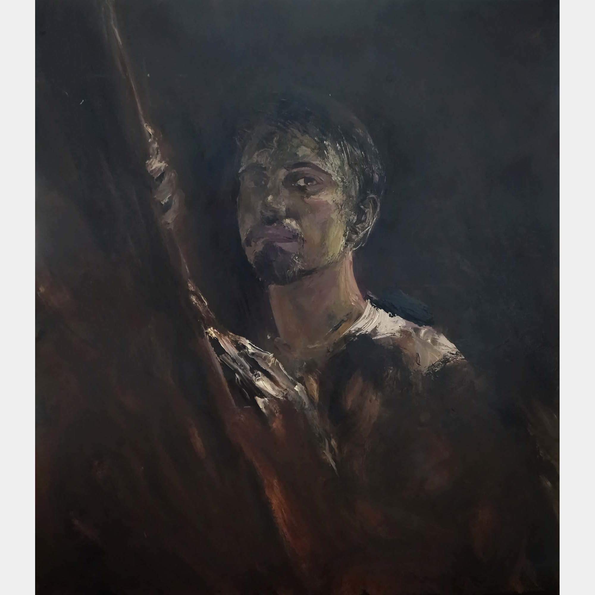 Selfportrait By Artem Brazhnik, Ukraine,2024 (80 X 70)