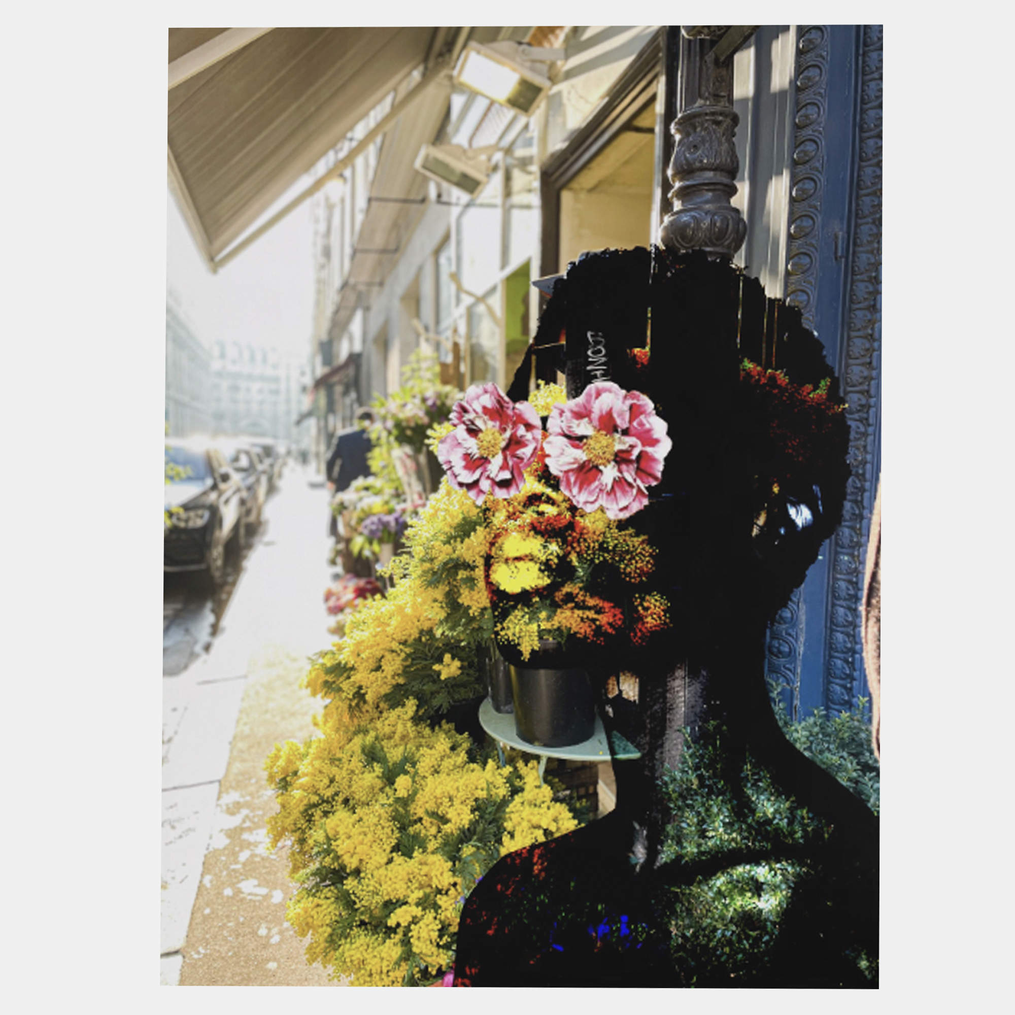 Pre Owned She wanted flowers by Audrey Dupre Mandeville, France, 2023 (80 x 60)