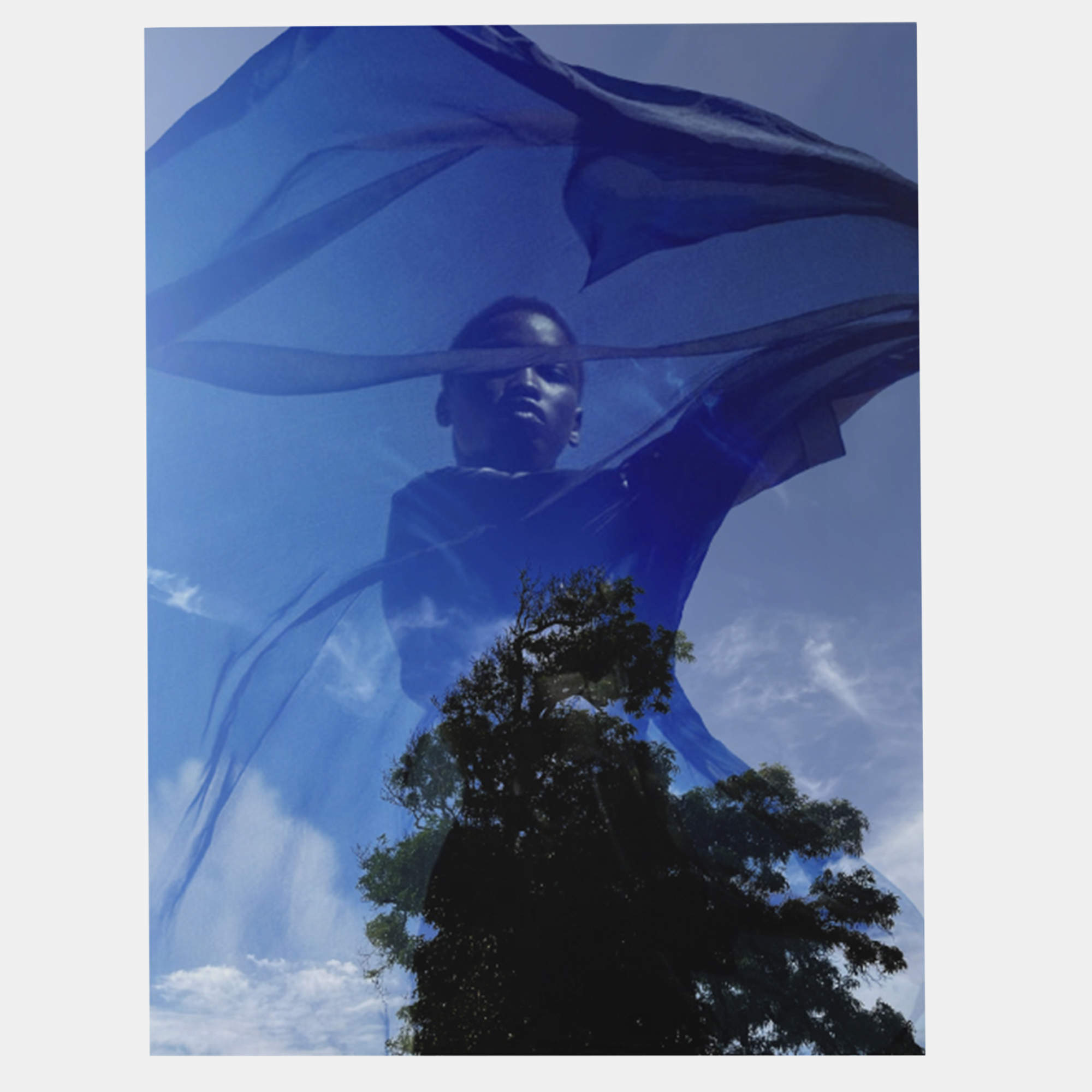 Pre Owned The blue veil by Audrey Dupre Mandeville, France, 2023 (80 x 60)