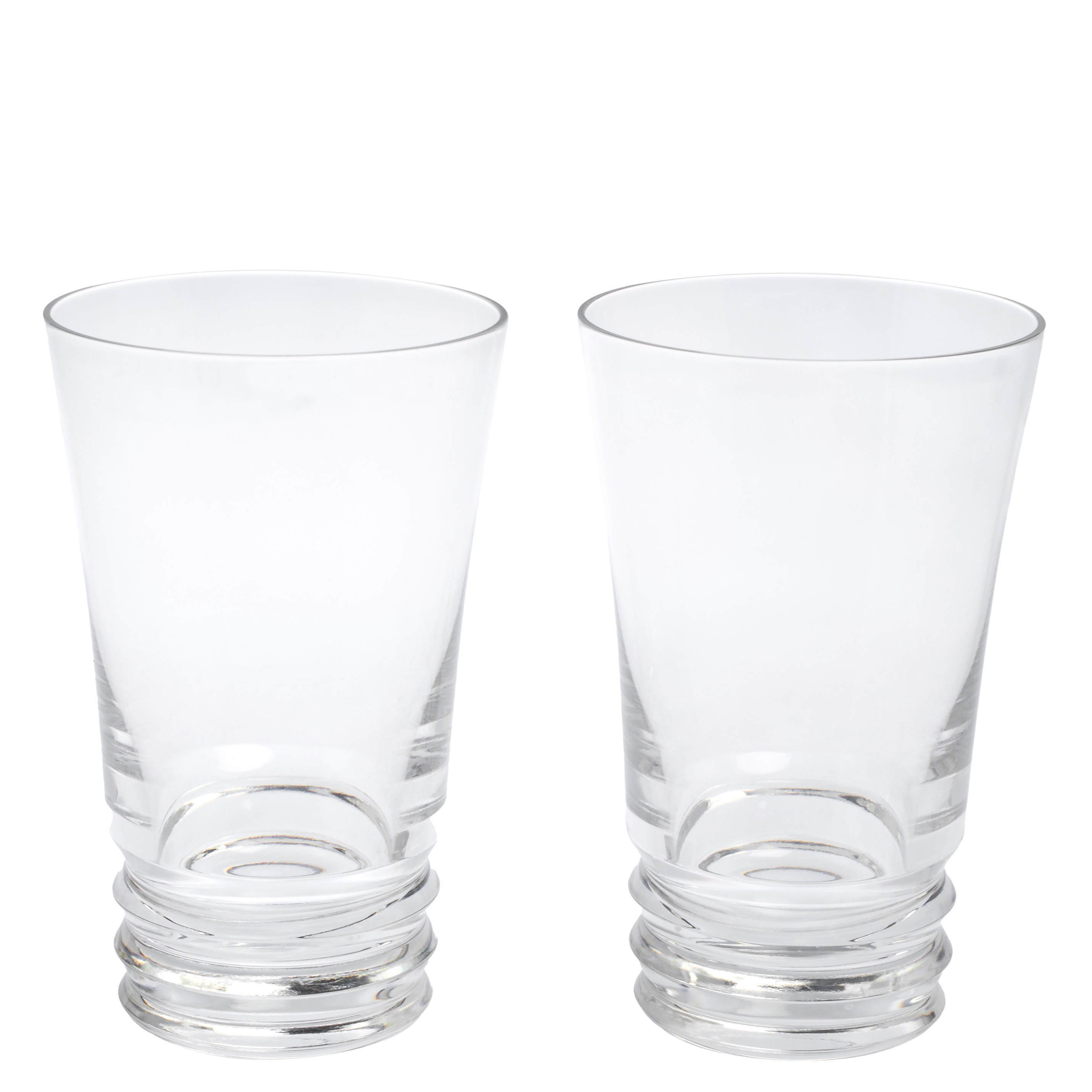 Baccarat Clear Crystal Vega Highball Tumbler Glass Set