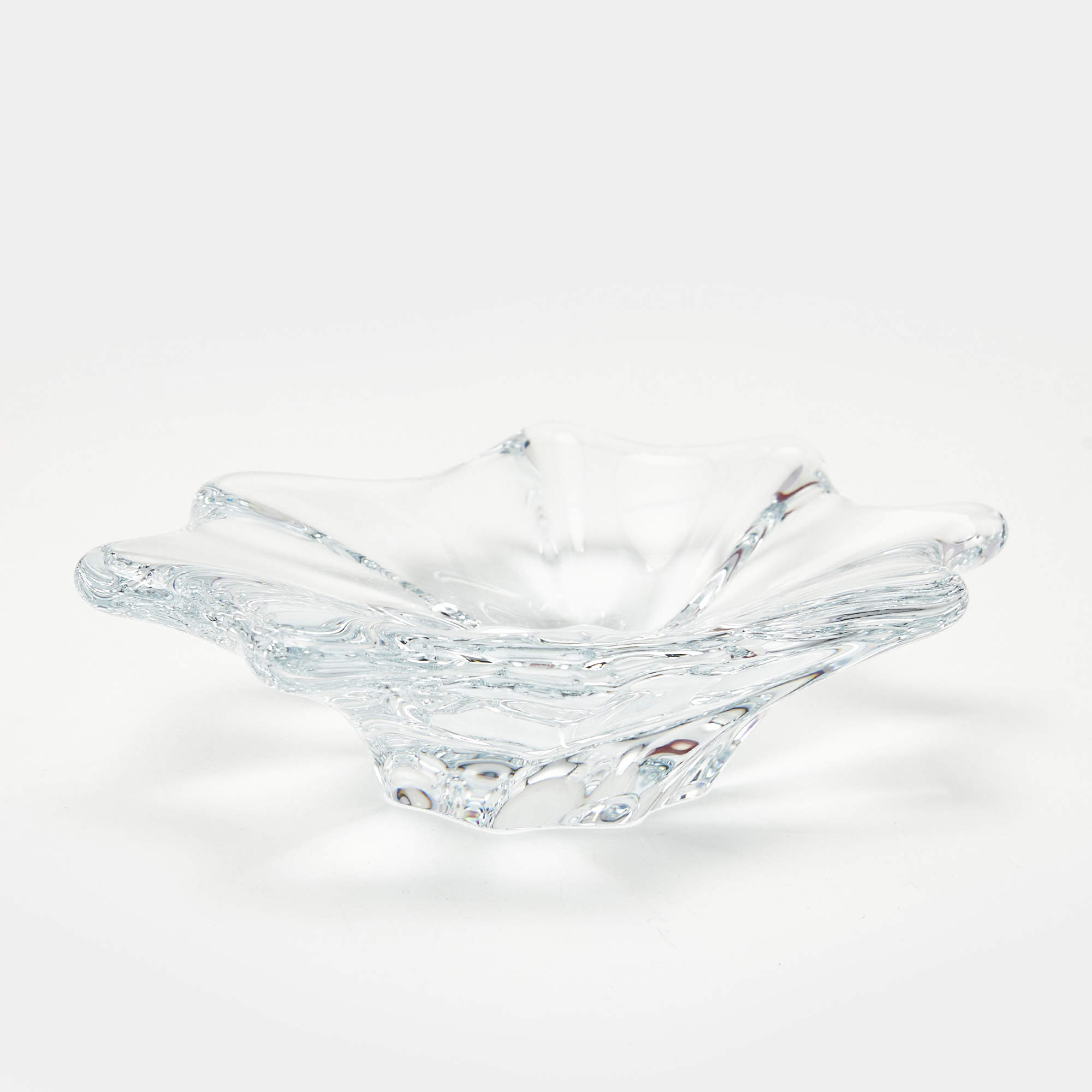 Pre Owned Baccarat Clear Crystal Cadix Ashtray