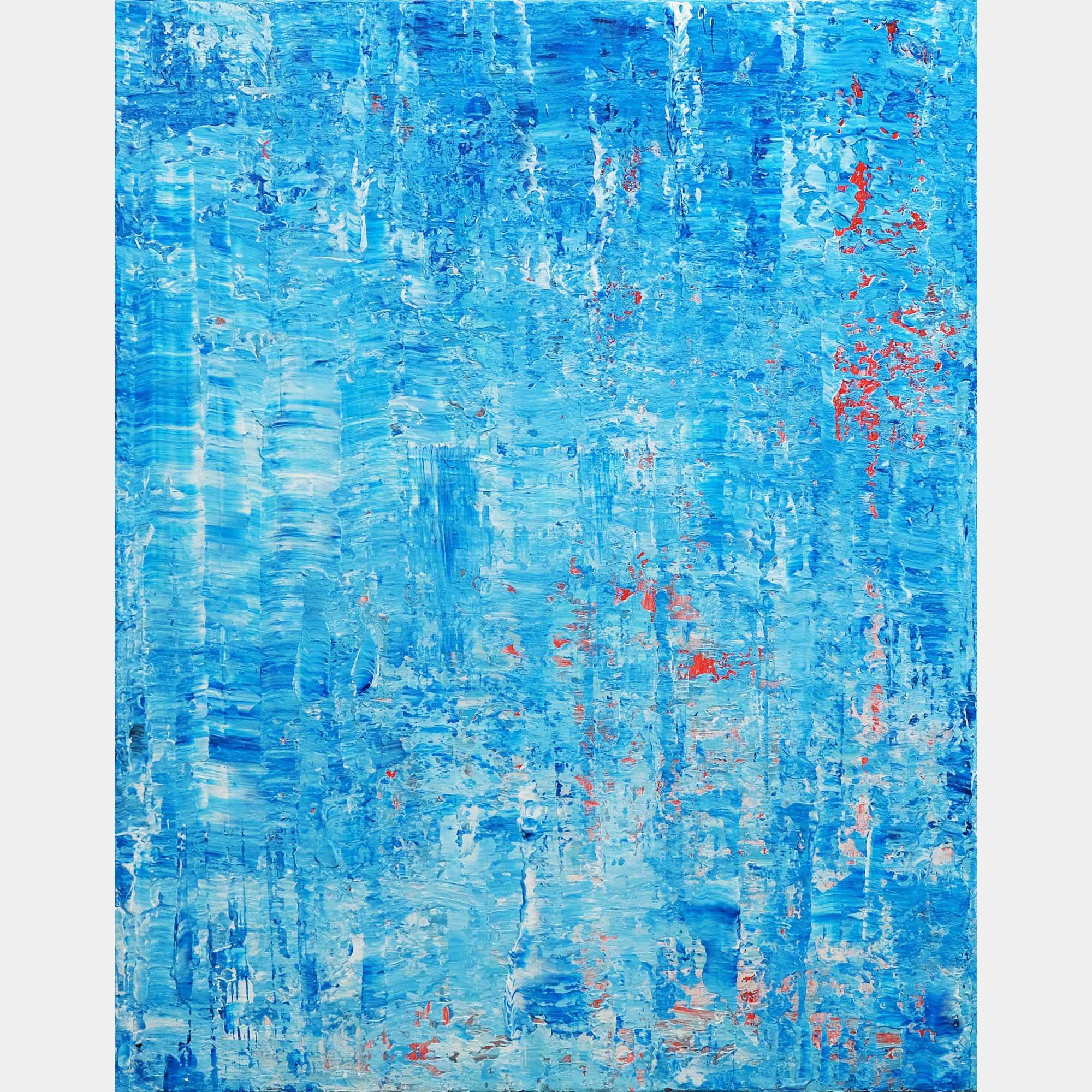 Blue Sensations By Behshad Arjomandi, Spain,2023 (92 X 73)