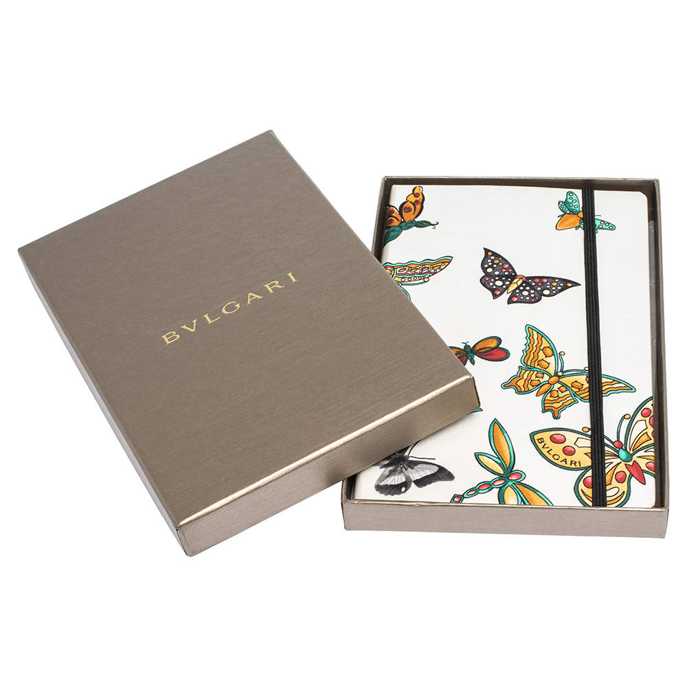 Bvlgari White Butterfly Notebook 