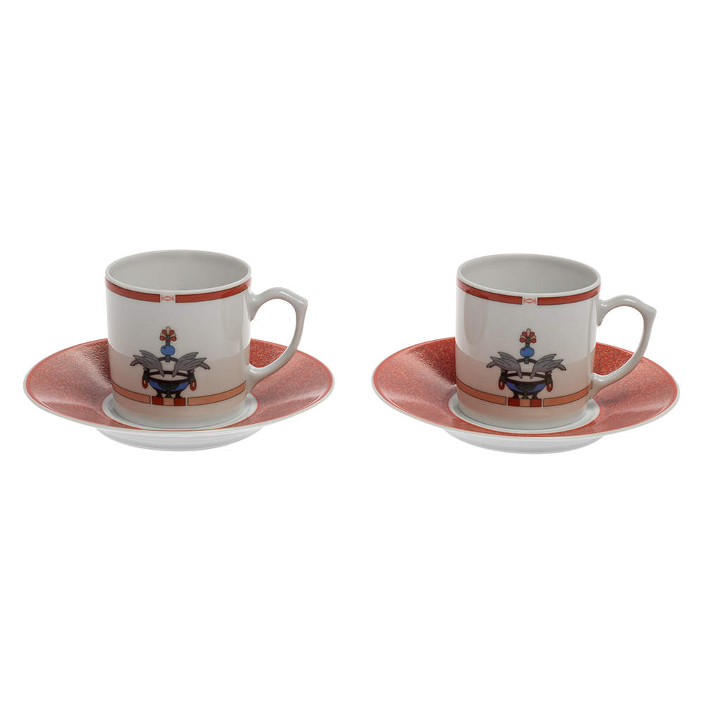 Cartier La Maison Venitienne Espresso Cup & Saucer Set Of Two