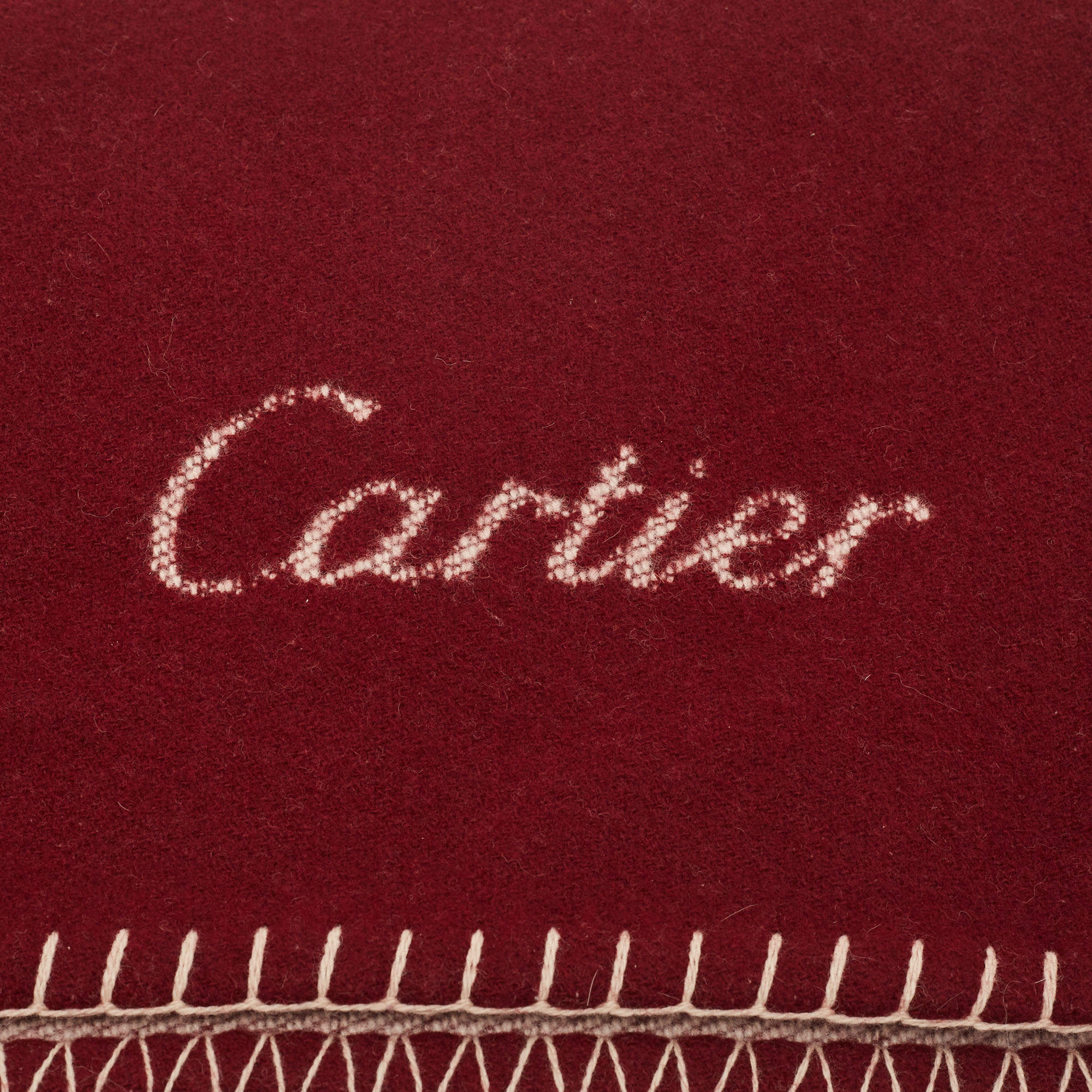 CROS000087 - Panthère de Cartier blanket - Merino wool and