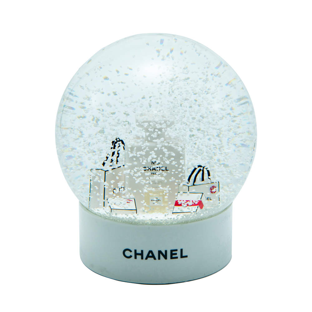 Chanel White Snowball 11 CM