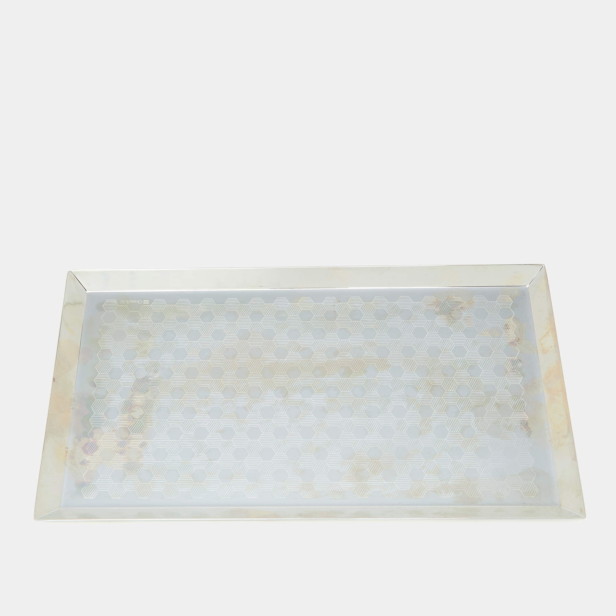  Christofle Silver Plated Serving Tray