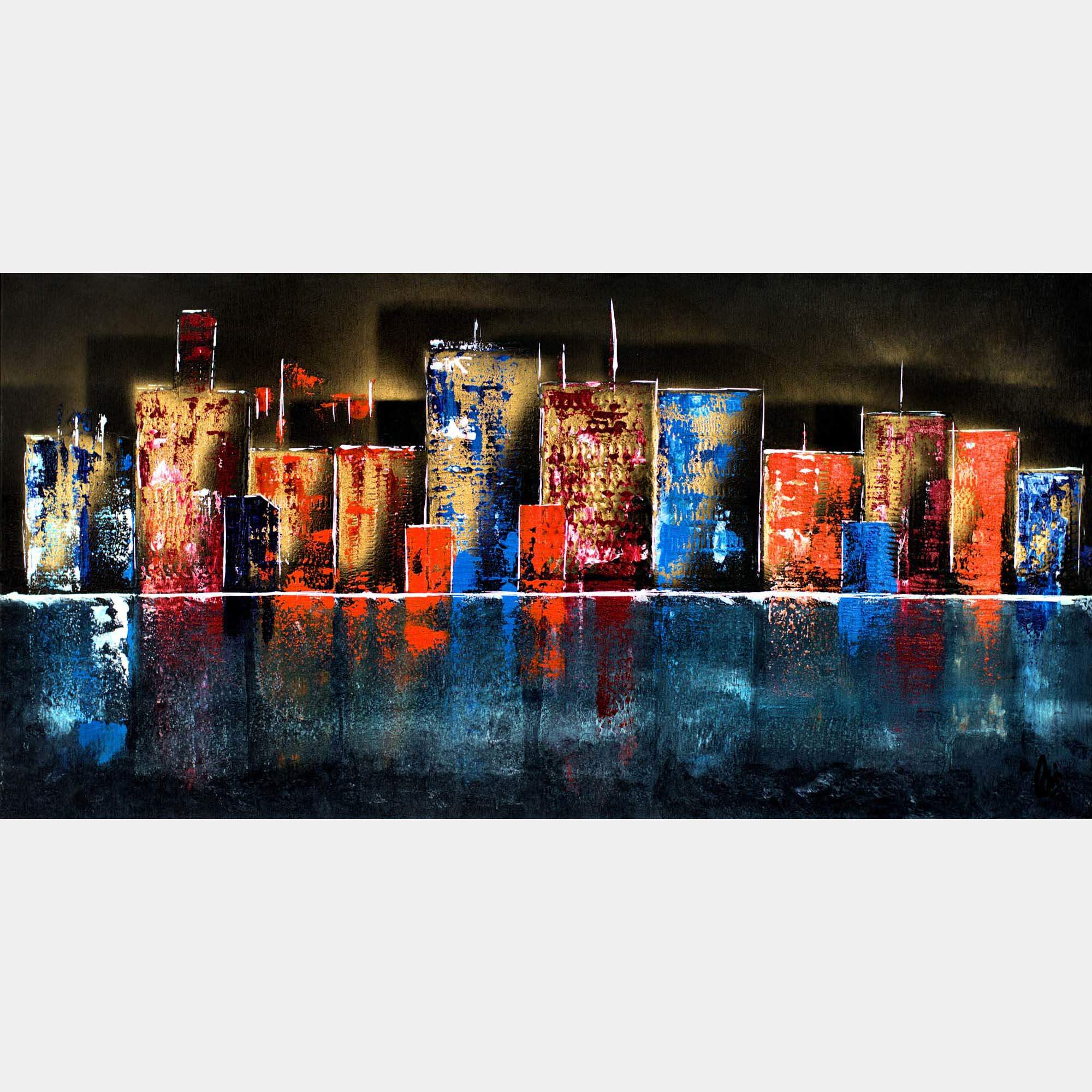 Lights In The Dark By Edelgard Schroer, Germany,2023 (60 X 120)