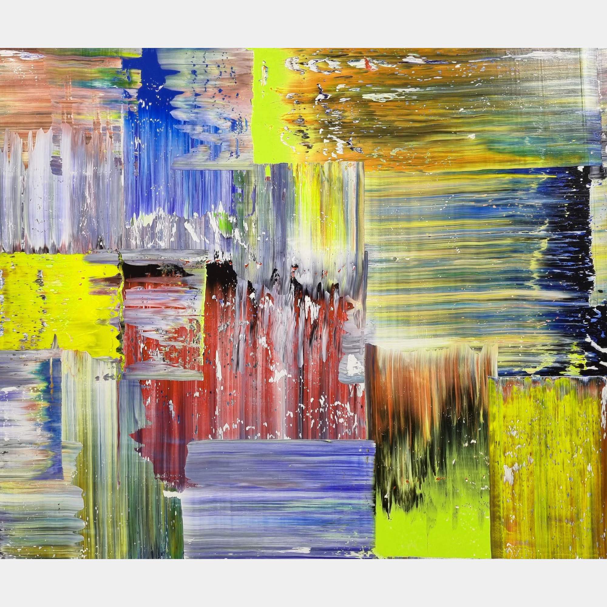 Abstract No. 572-Iii By Frank Jahne, Germany,2022 (100 X 120)