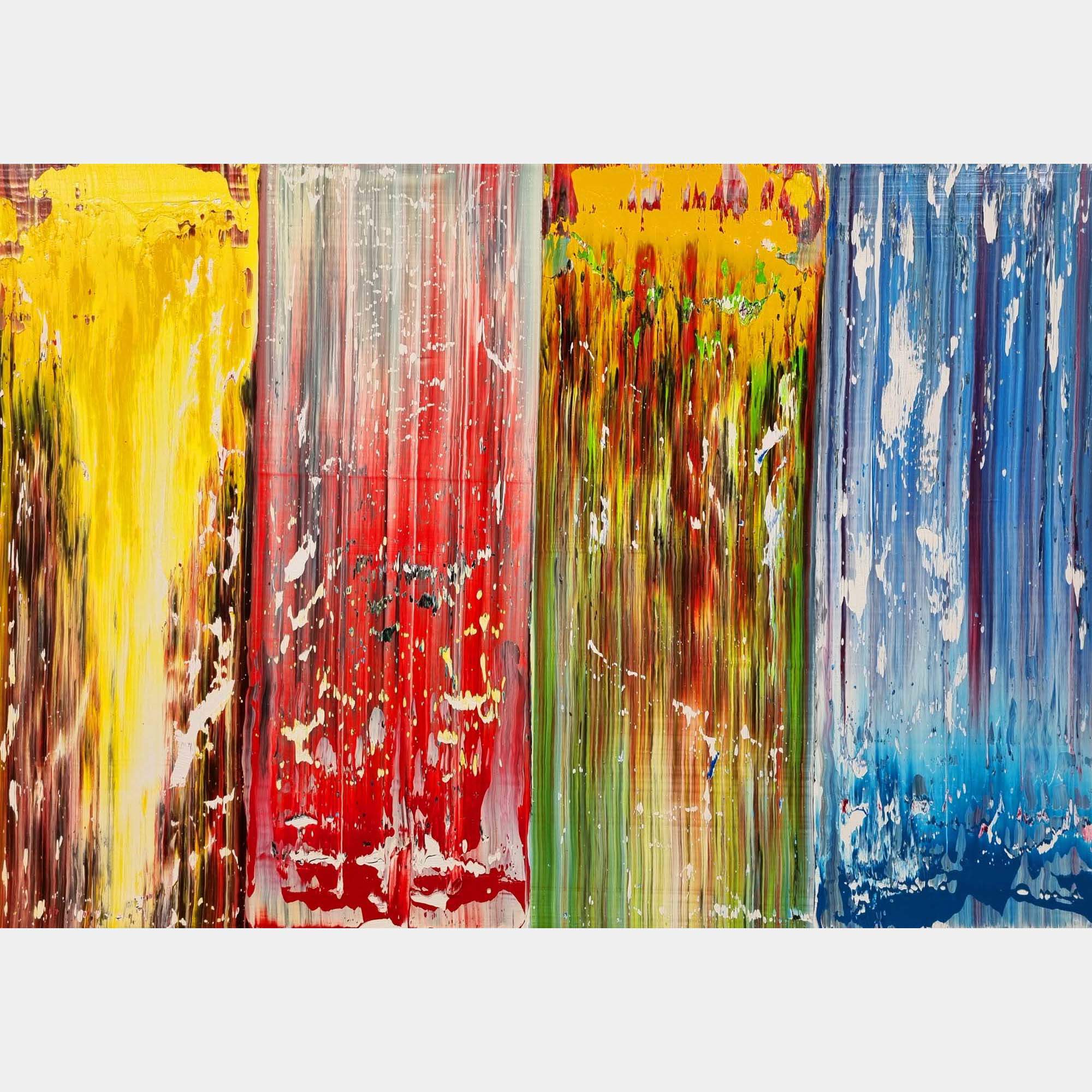 Abstract No. 562-I By Frank Jahne, Germany,2021 (70 X 100)
