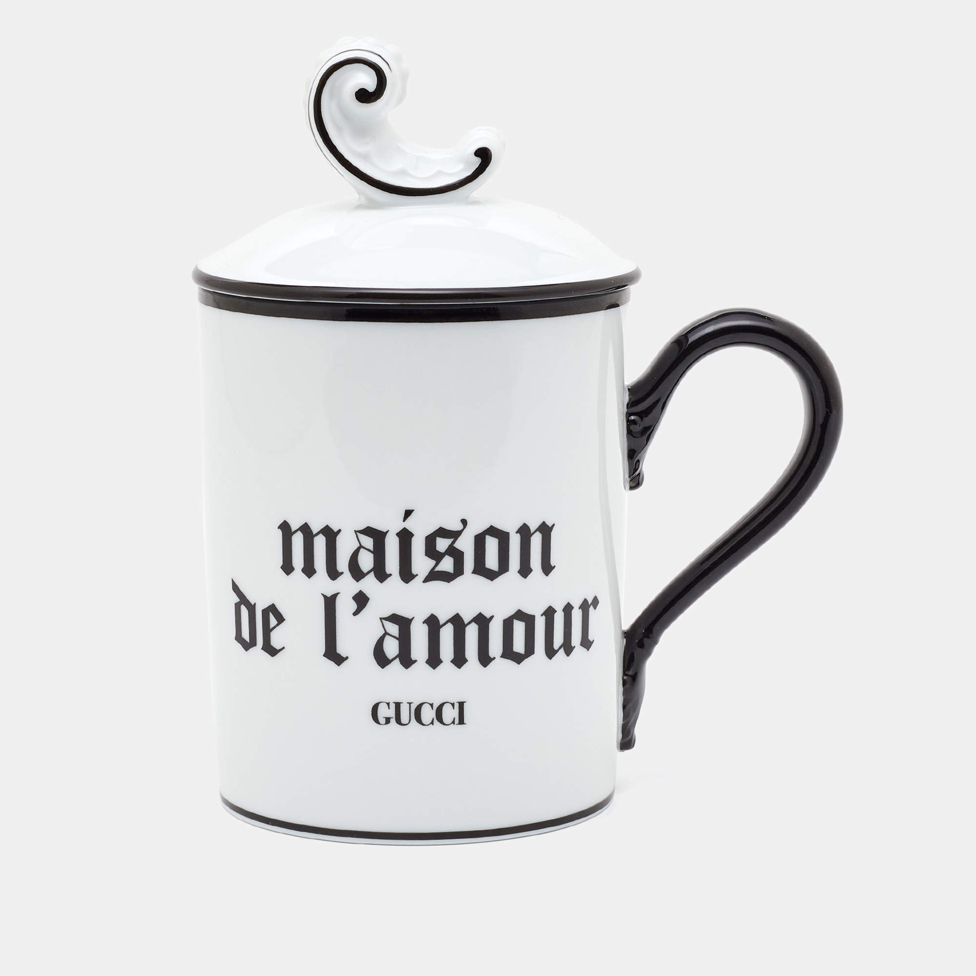 Pre Owned Gucci Maison de l'Amour Porcelain  Mug