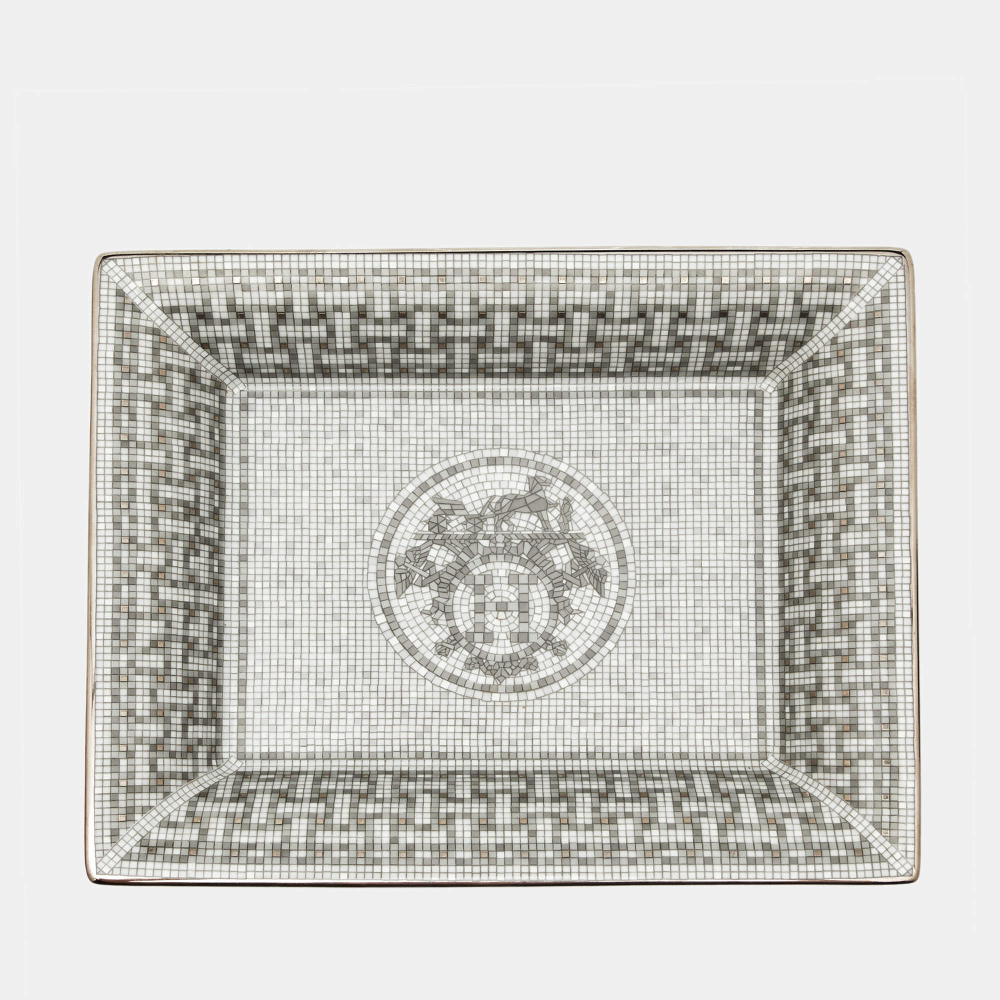 Hermes Mosaique AU 24 Platinum Change Tray