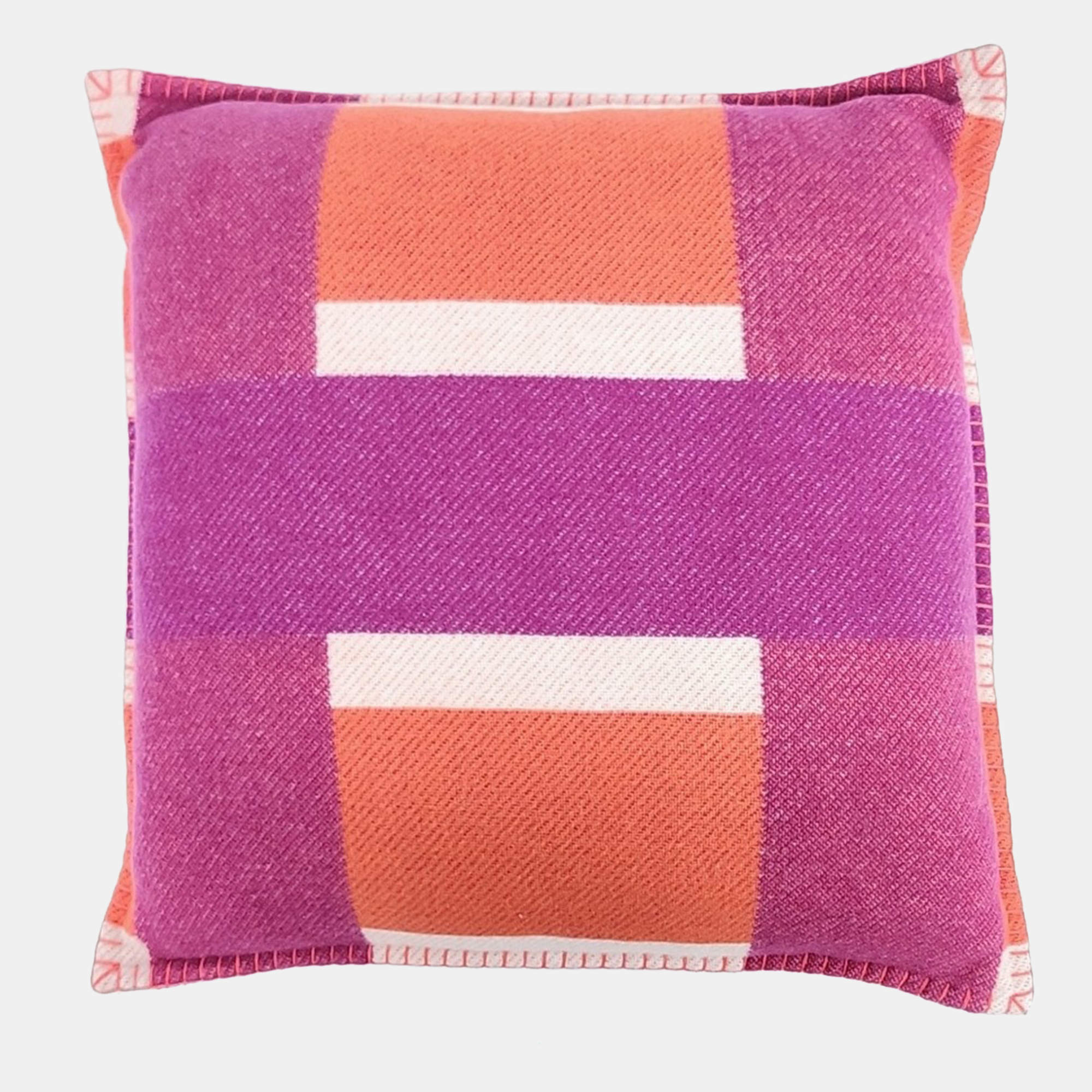 مملوكة مسبقًا Hermes Multicolor Wool Cushion