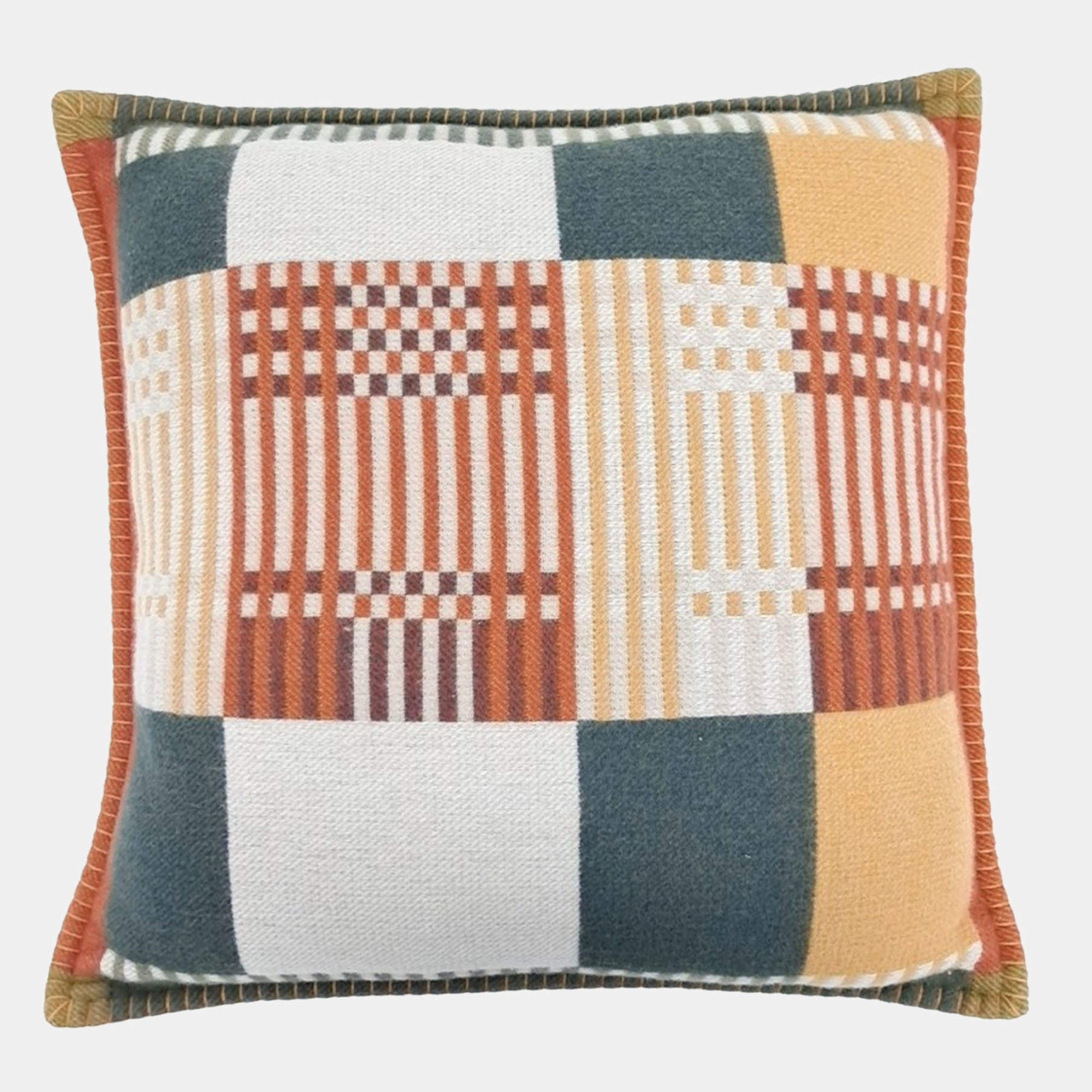 مملوكة مسبقًا Hermes Multicolor Wool Cushion