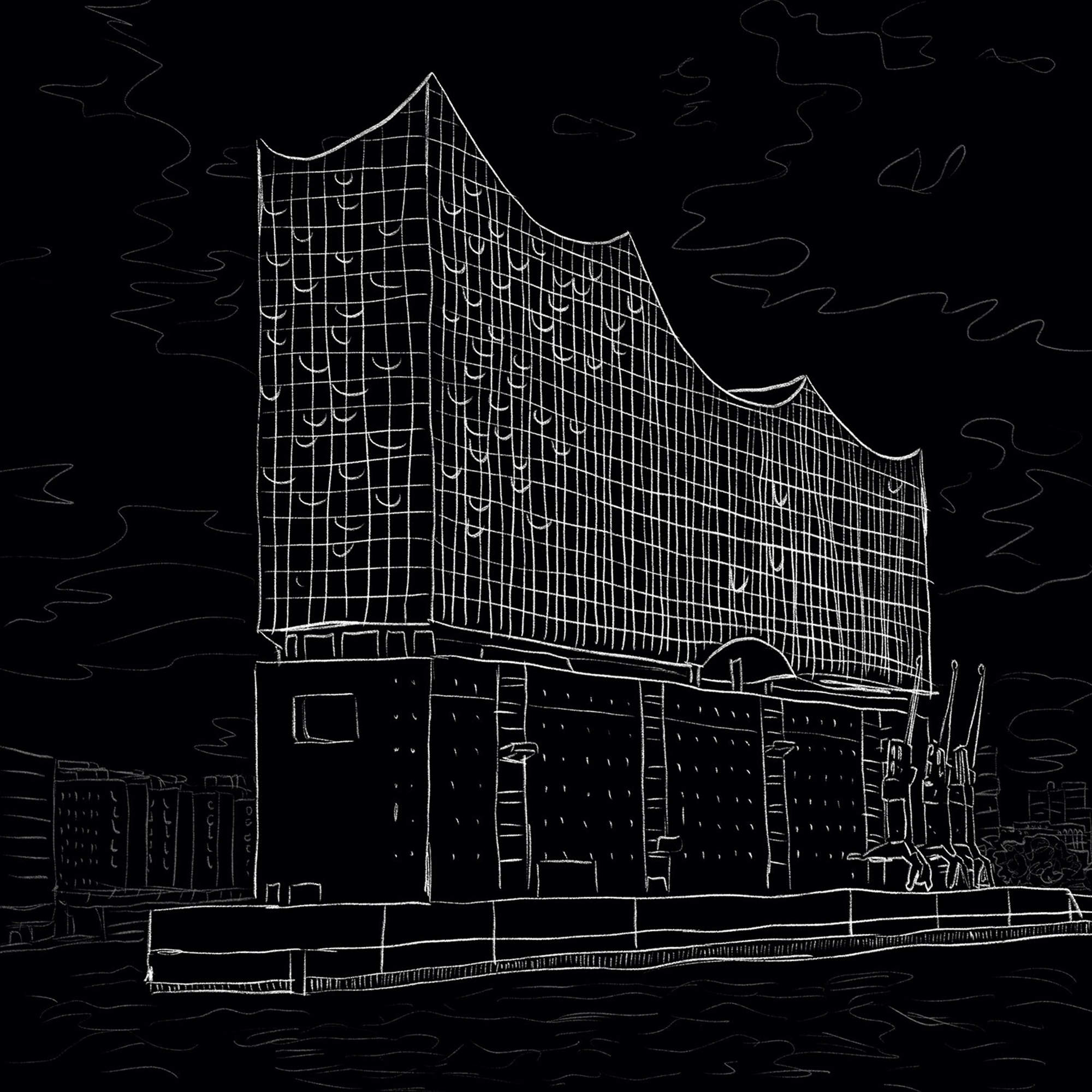 Elbphilharmonie Hamburg By Holger Muhlbauer-Gardemin, Germany,2018 (100 X 100)