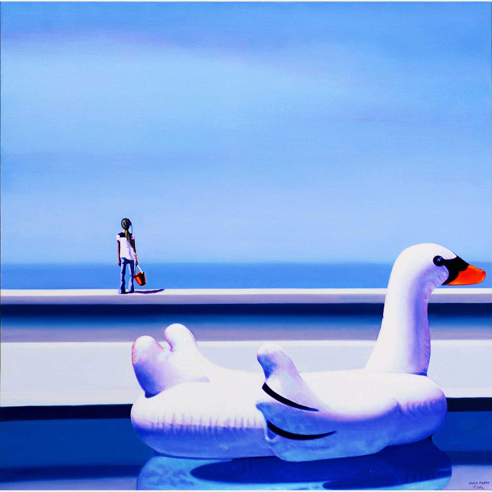 Une Belle Journee  50 X 50 Cm By Hugo Pondz, Belgium,2018 (50 X 50)