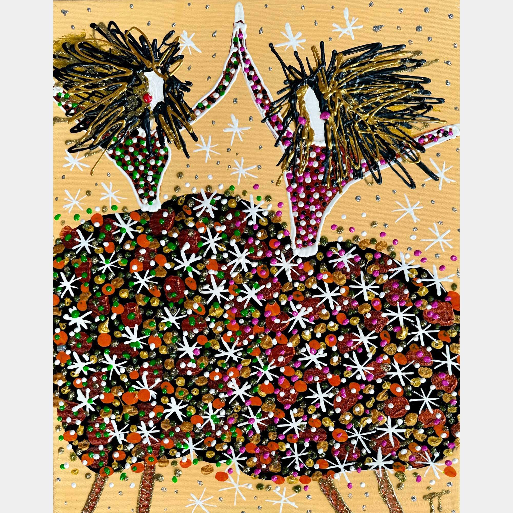 Daisy And Dolly Loves Sunshine By Inge Thogersen, Denmark,2024 (50 X 40)