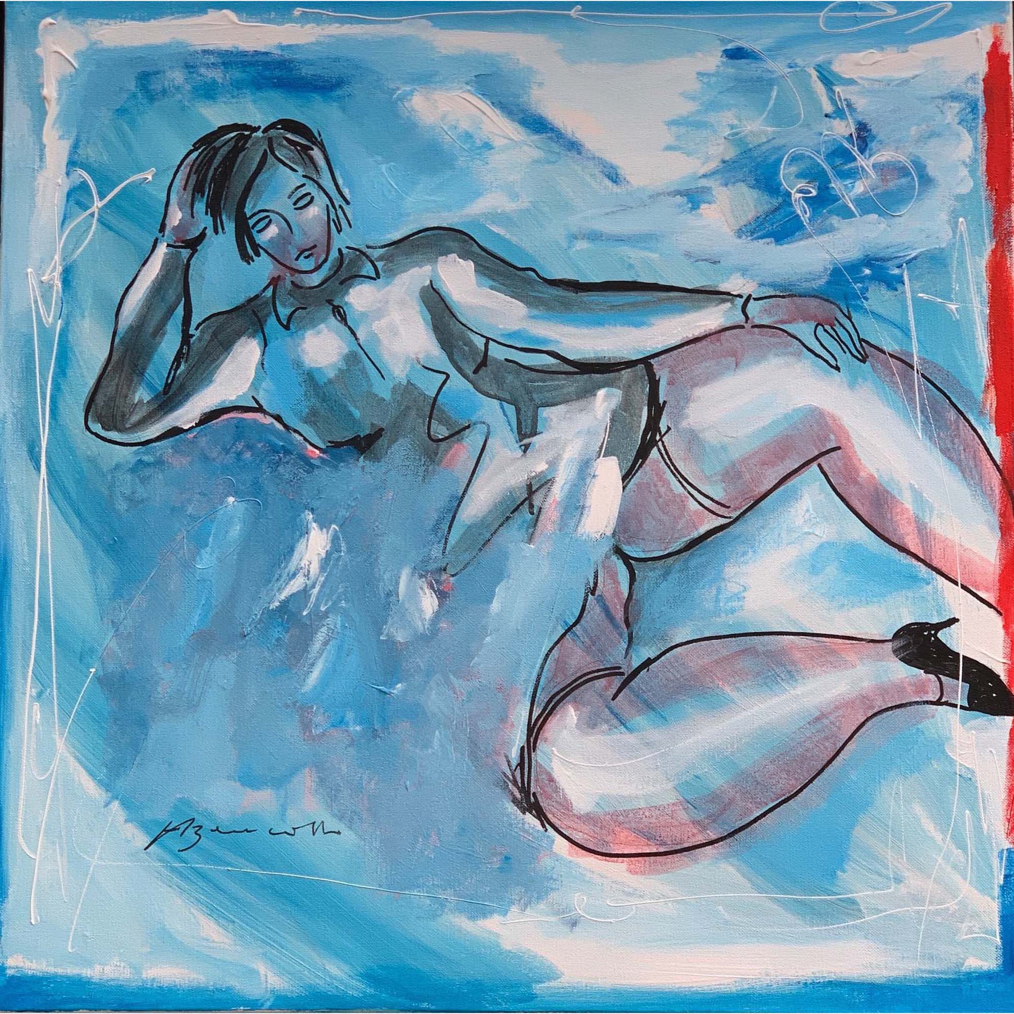Abigaelle By Jean-Louis Azencott, France,2023 (60 X 60)