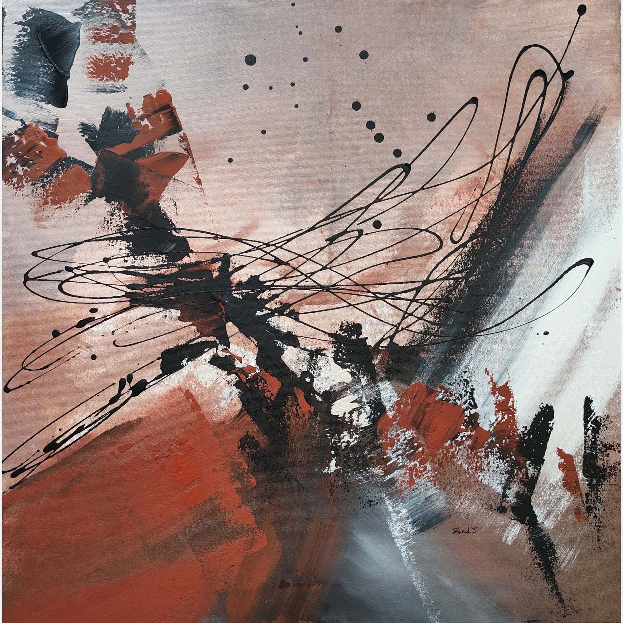 Consecration By Johanna Sanna, France,2022 (70 X 70)