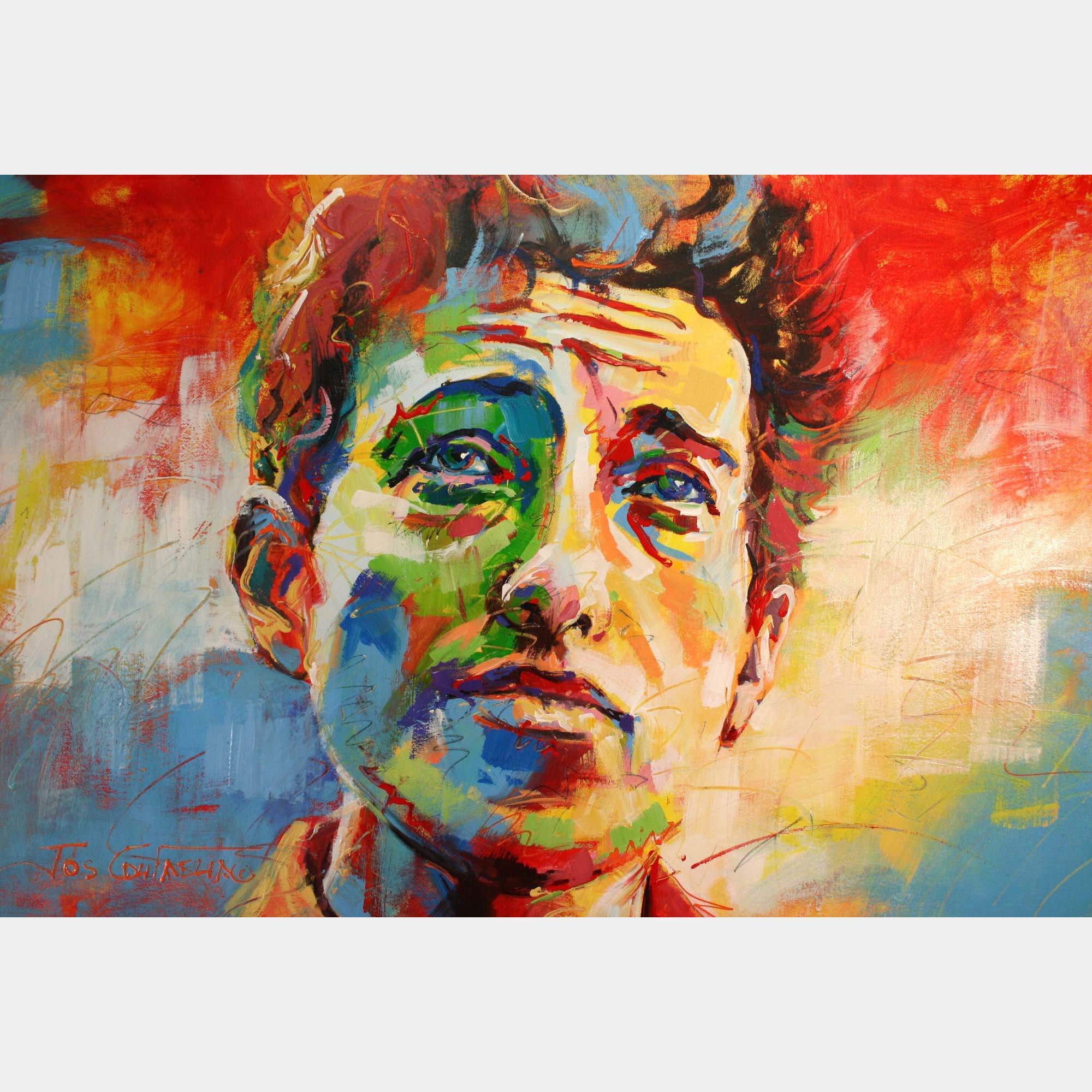 Bob Dylan By Jos Coufreur, Australia,2018 (80 X 120)