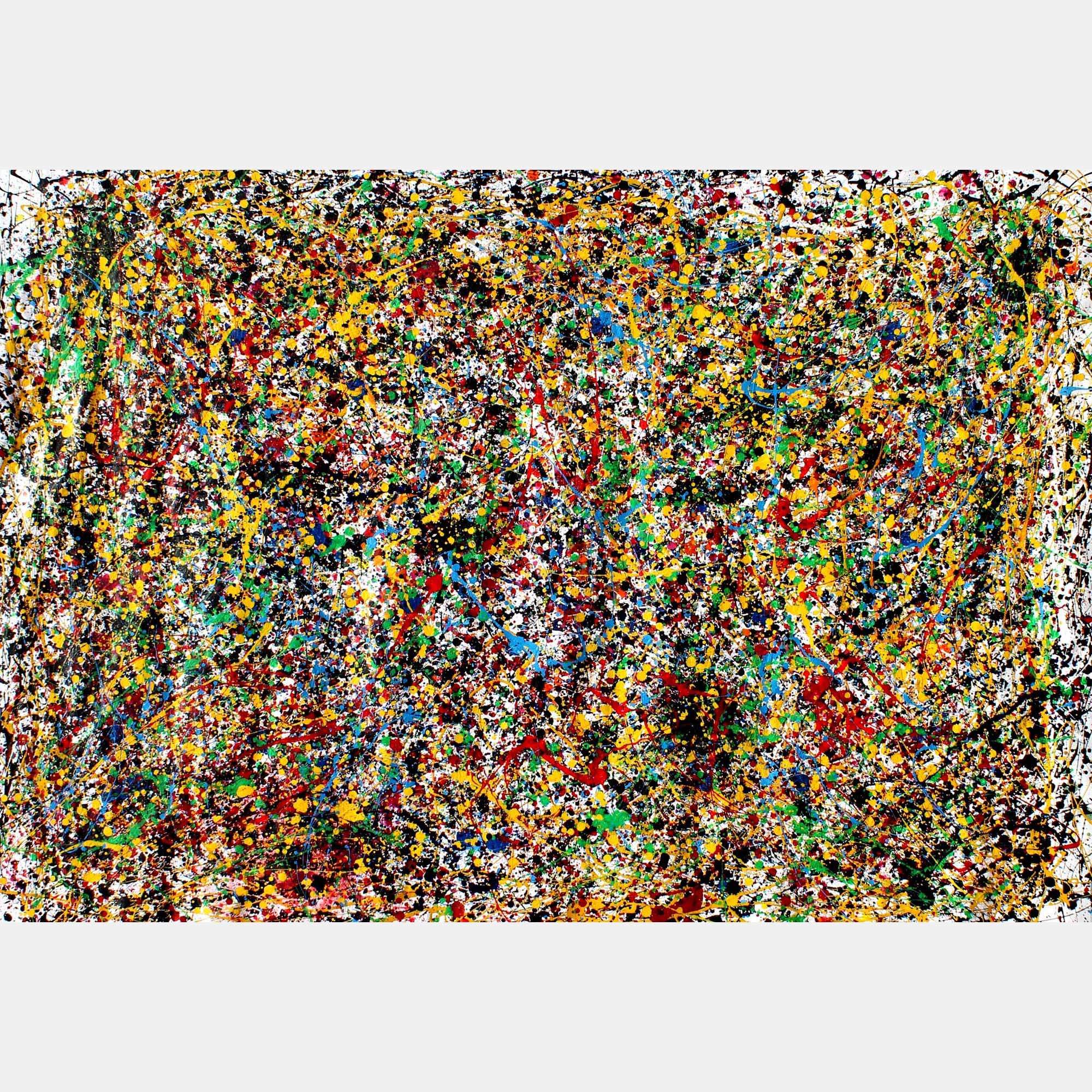 Snow Nature - Style Jackson Pollock By Juan Jose Garay, Spain,2020 (100 X 140)