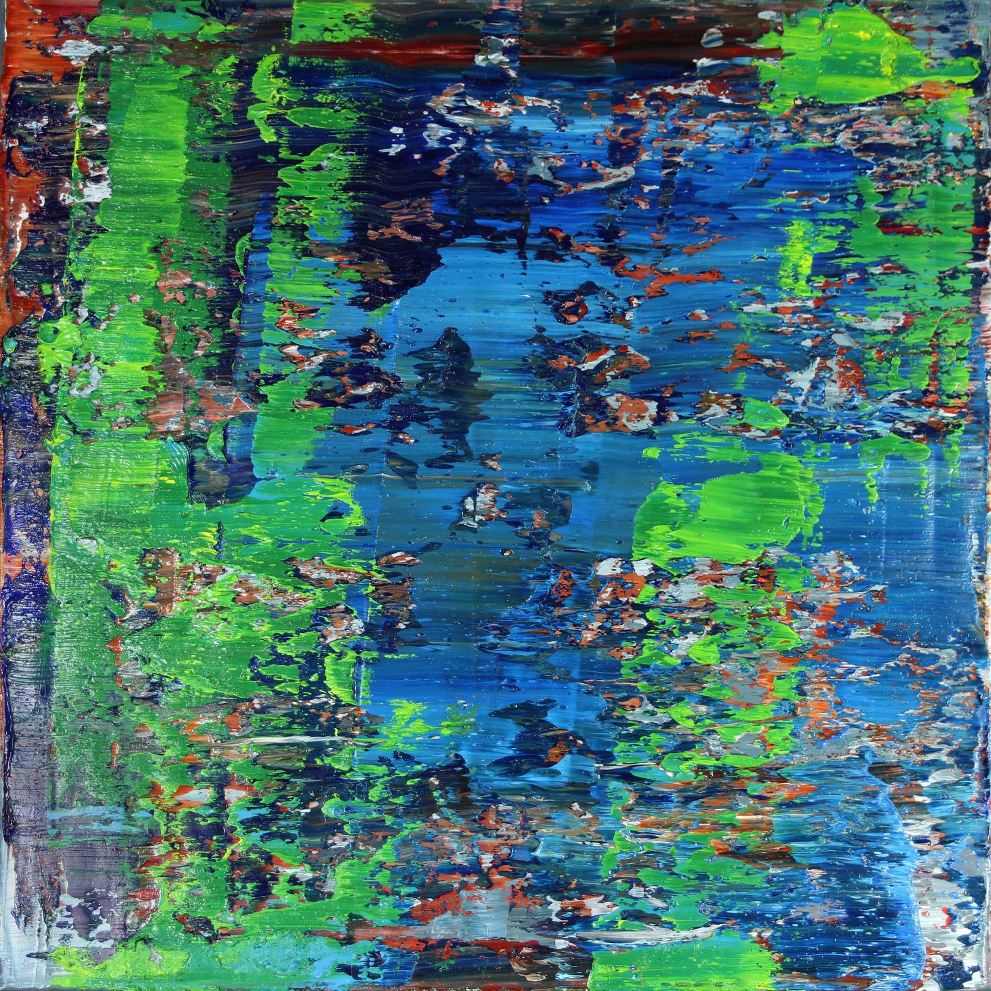 Mount Katmai [Abstract NÂ° 1740] By Koen Lybaert, Belgium,2016 (70 X 70)