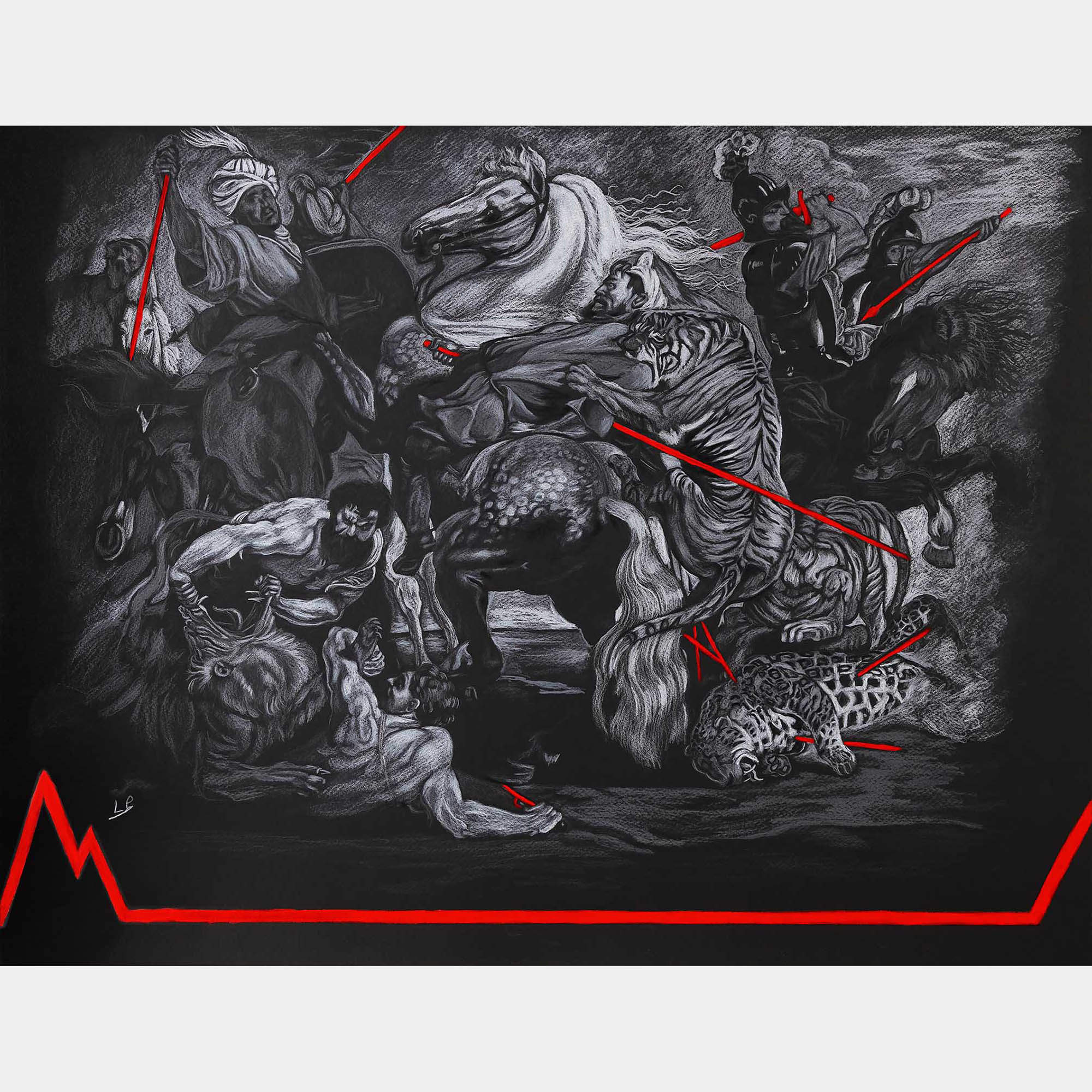 Duality By Laurent Pichereau, France, 2022 (50 X 65)