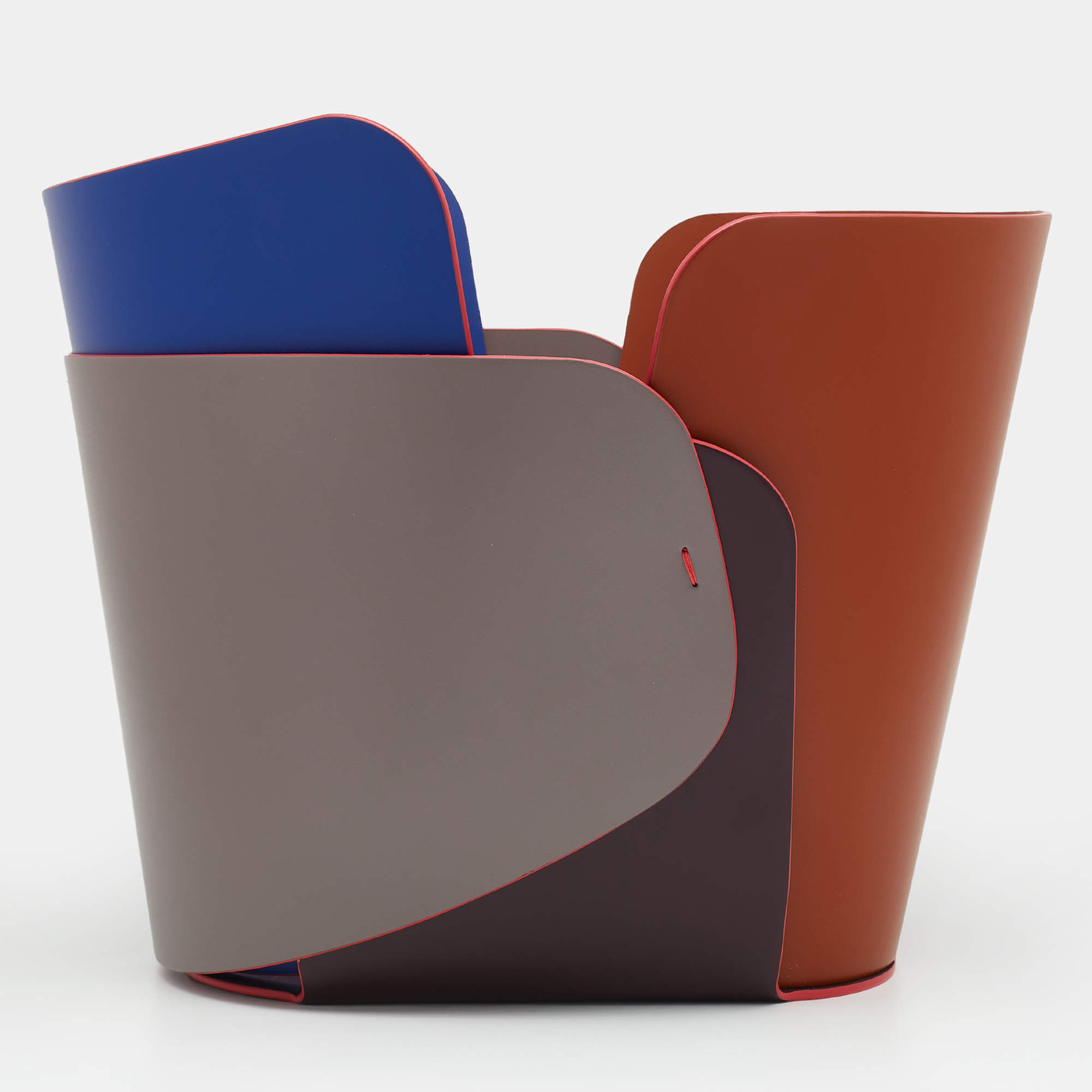 Louis Vuitton Multicolor Leather Overlay Bowl Wide By Patricia Urquiola