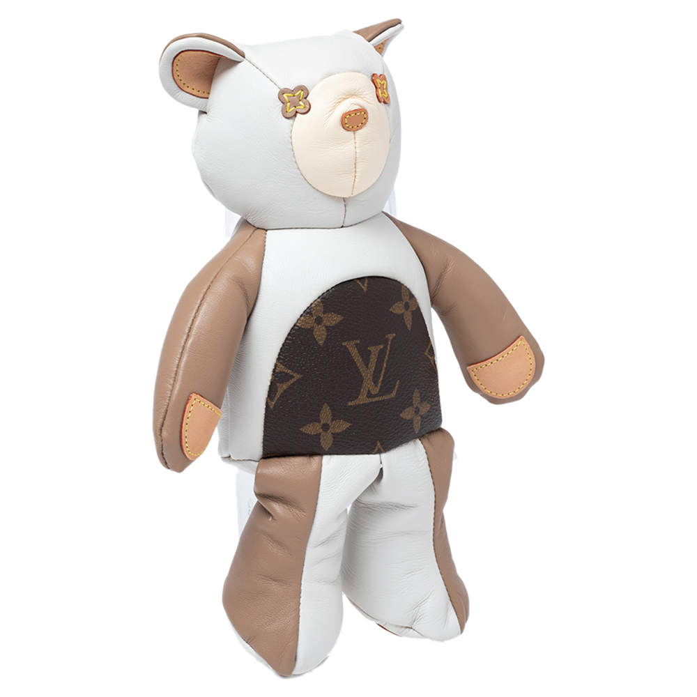 Because guy needs Louis Vuitton monogram teddy bear