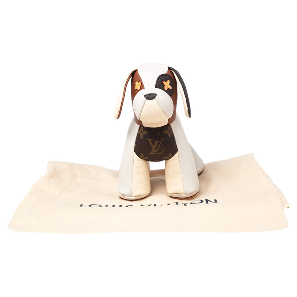 LOUIS VUITTON GI0251 Monogram Dudu-Oscar Dog Plush Doll