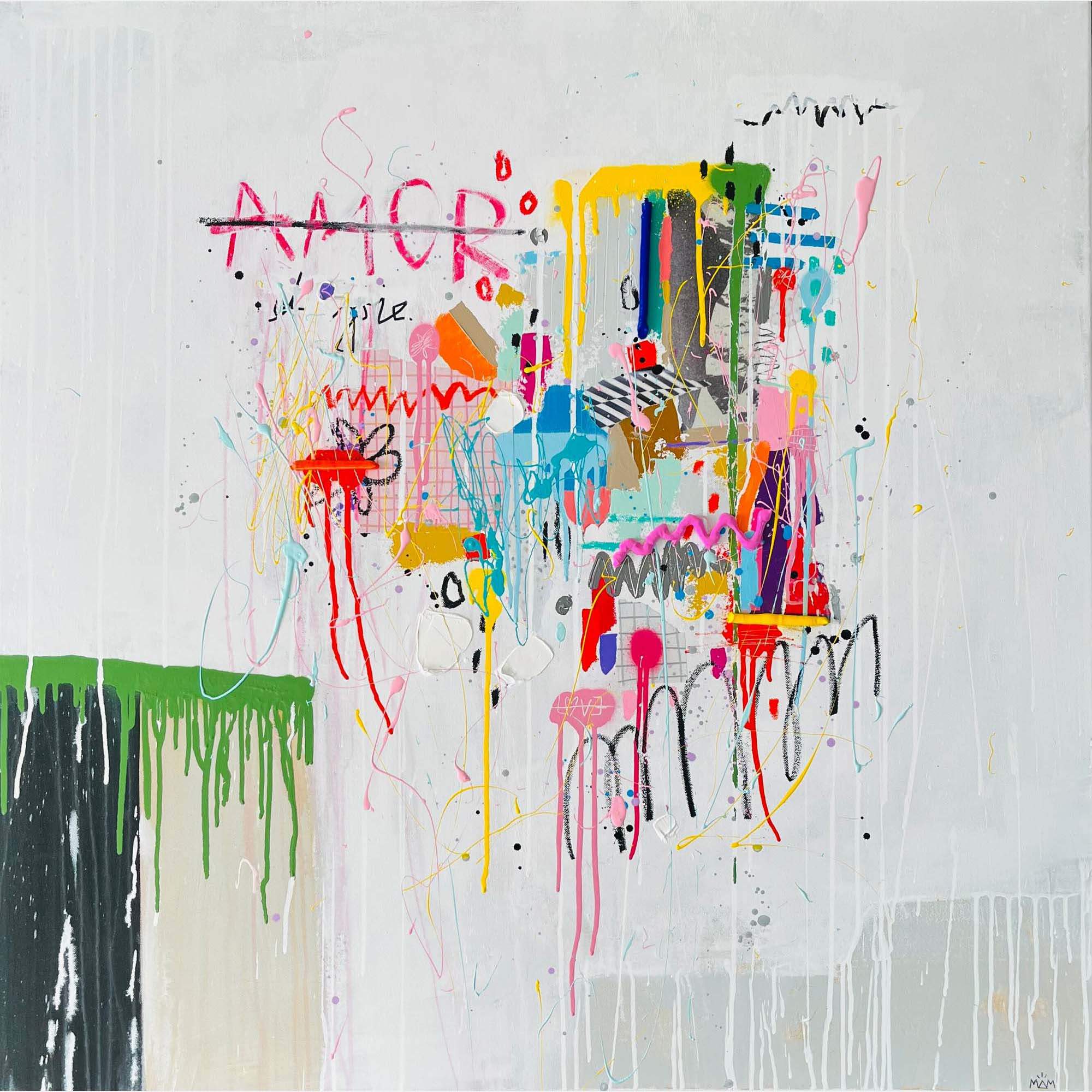 Amor Et Joie By Mam, France,2022 (90 X 90)