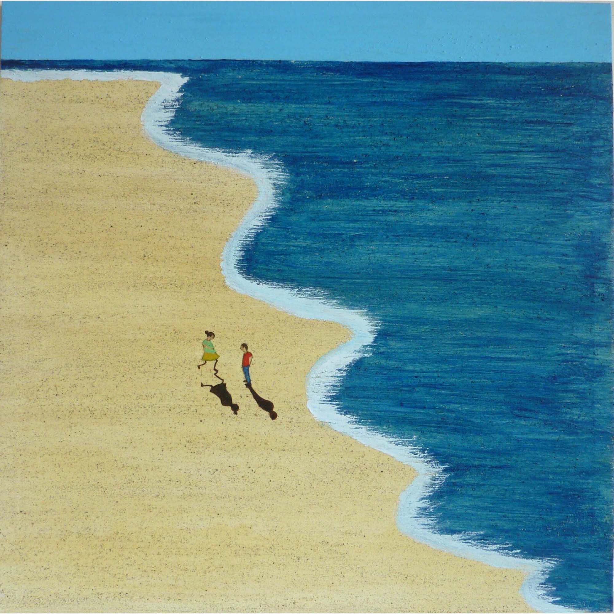 On The Beach. By Marcos Zrihen, Spain,2021 (80 X 80)
