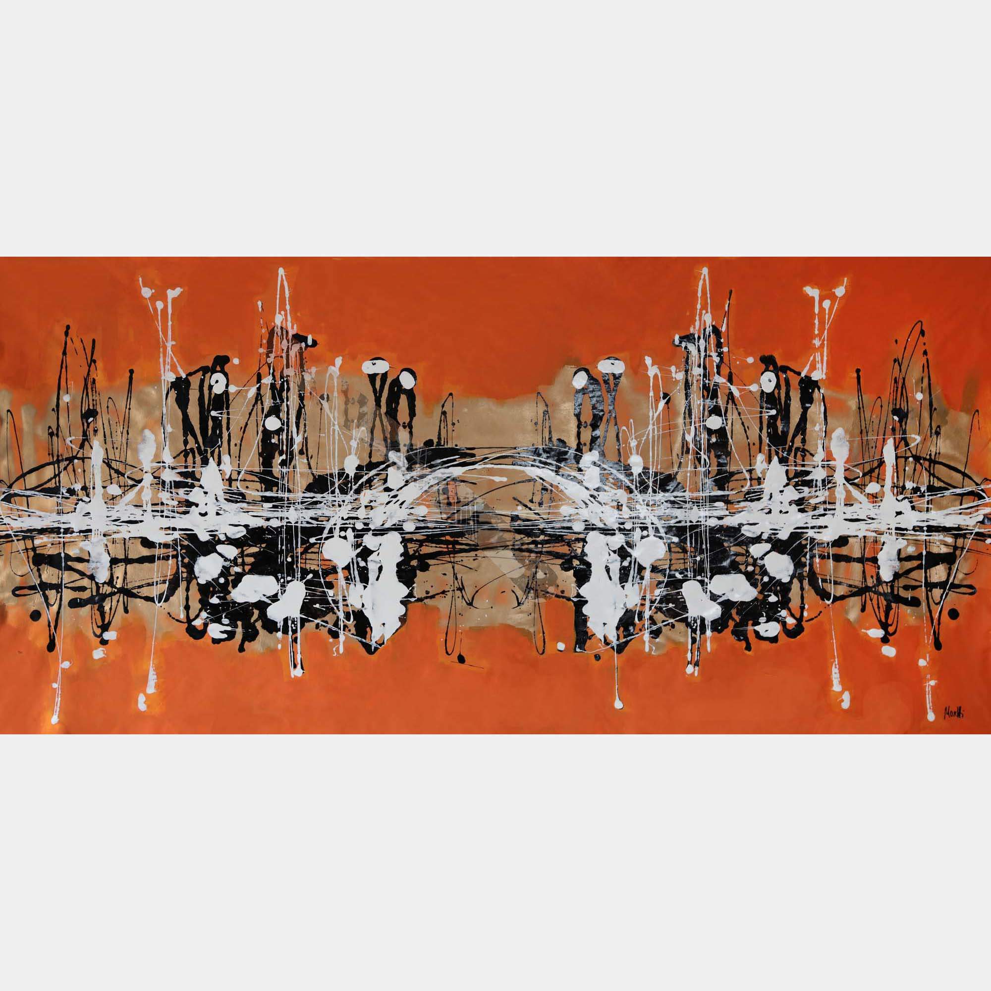 Orange 5 By Maria Moretti, Germany,2022 (100 X 200)