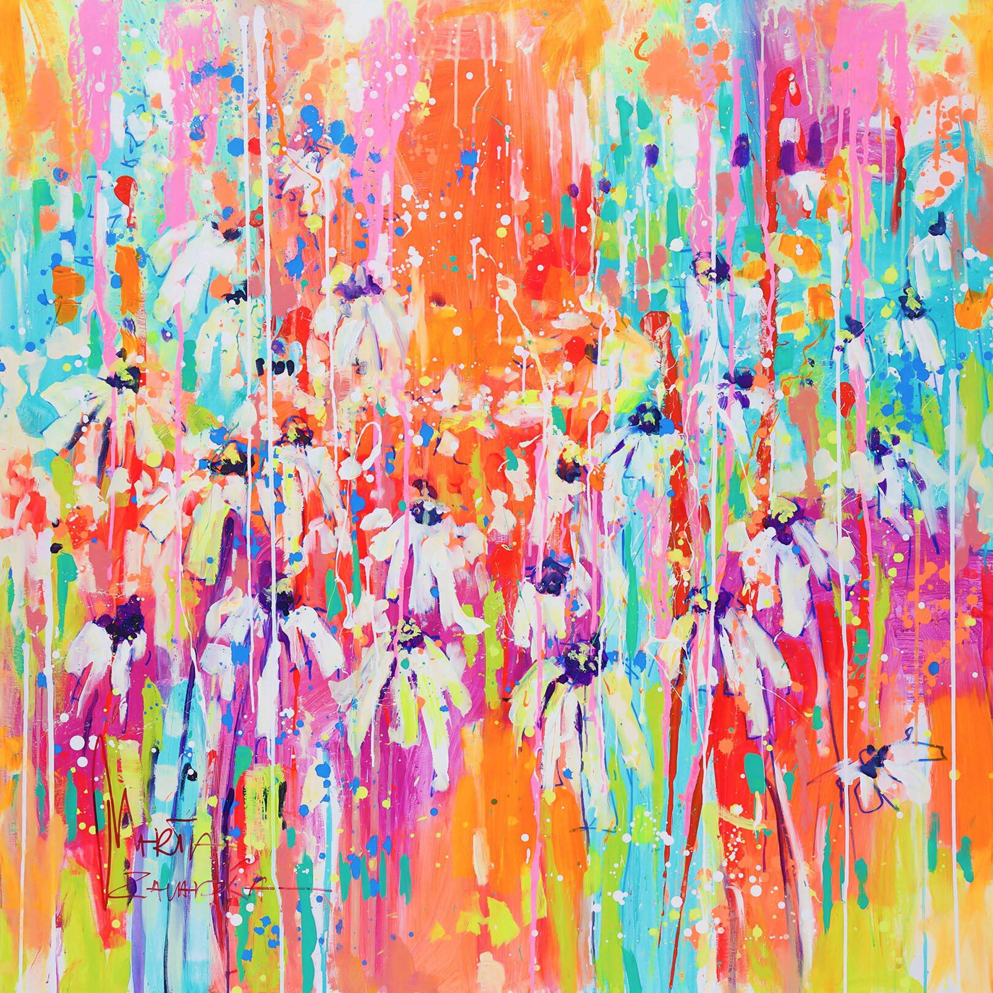 Daisies By Marta Zawadzka, Poland,2021 (120 X 120)