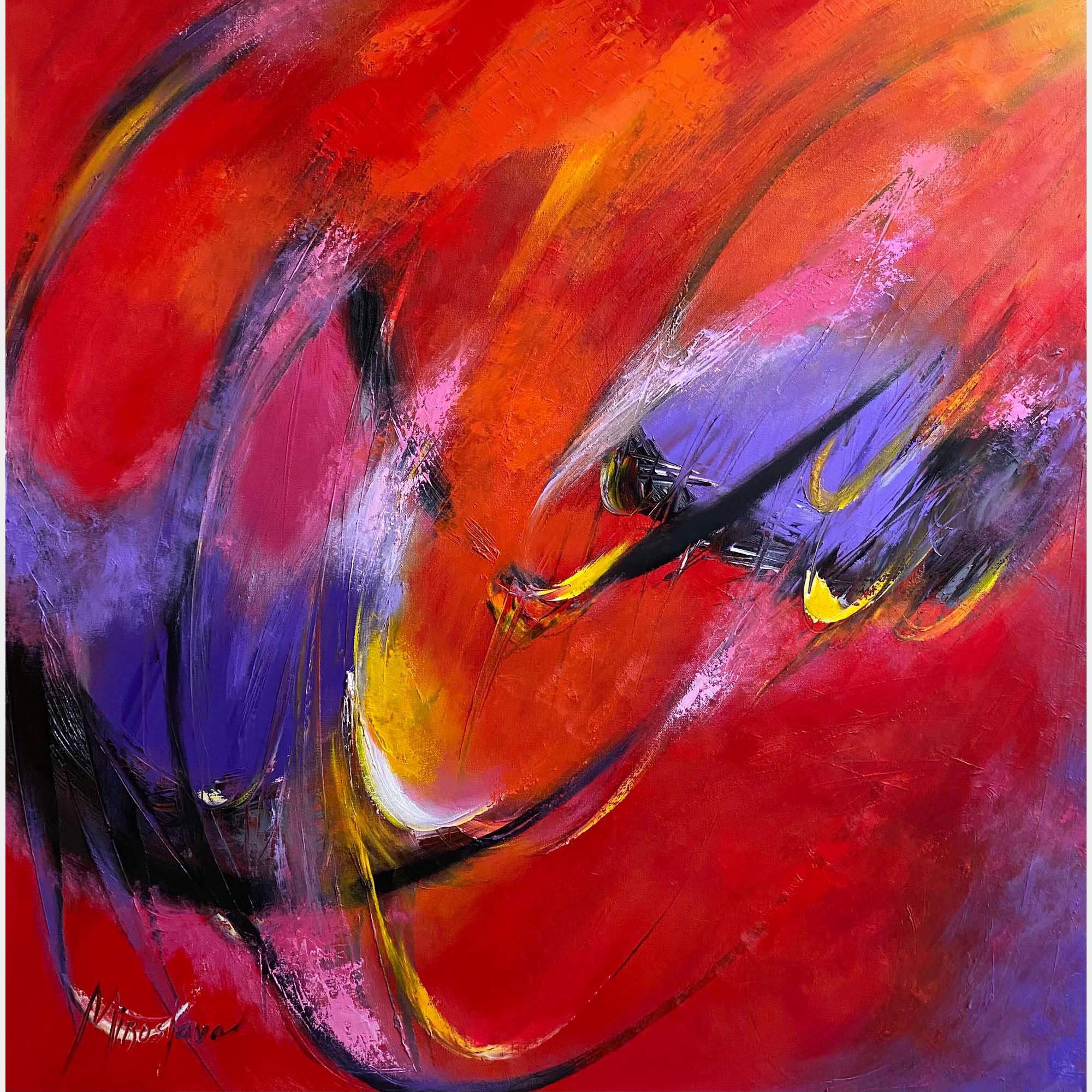 Interaction By Miroslava Lipovec Friedman, United States,2017 (91.44 X 91.44)