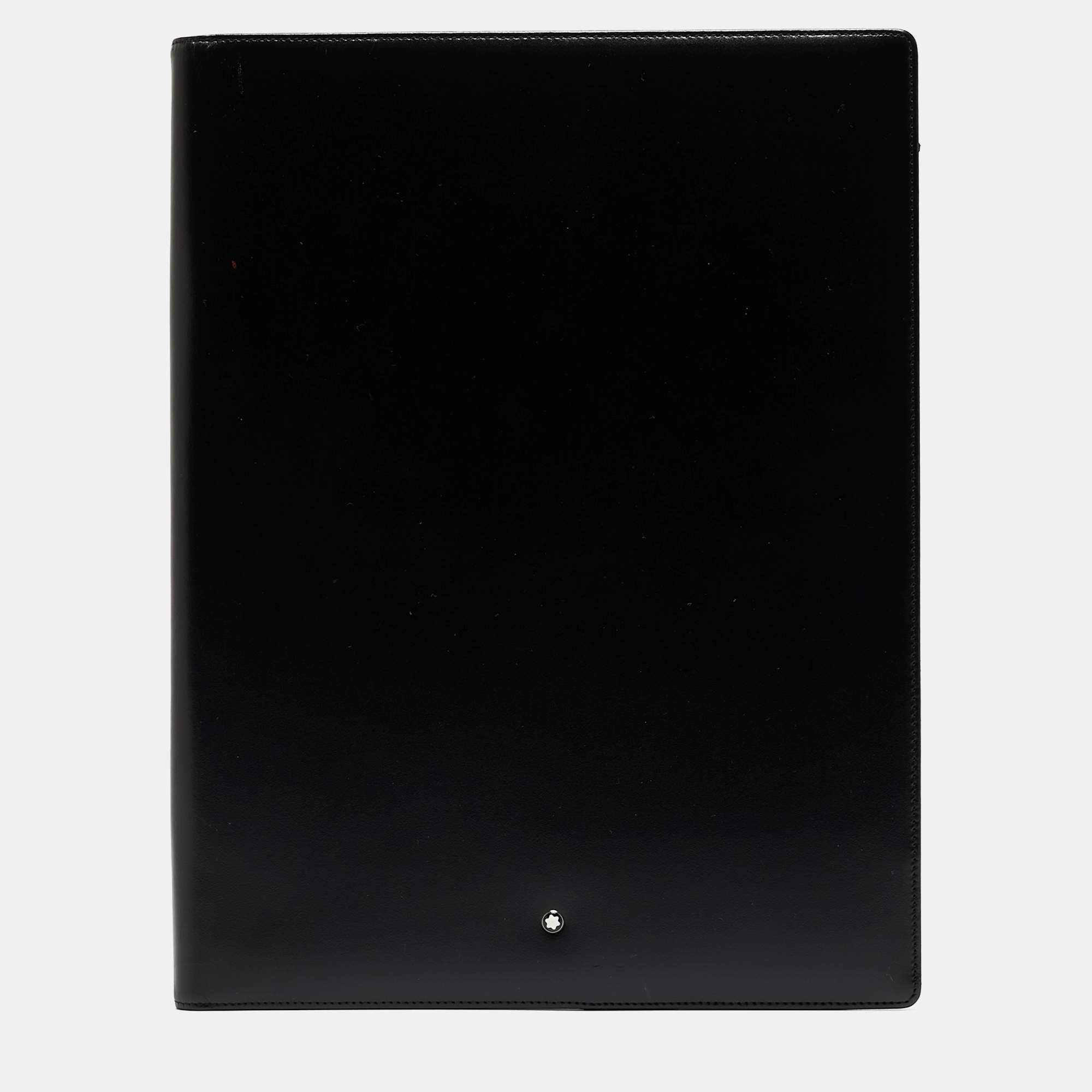 Montblanc Black Leather Large Meisterstuck Notebook Holder