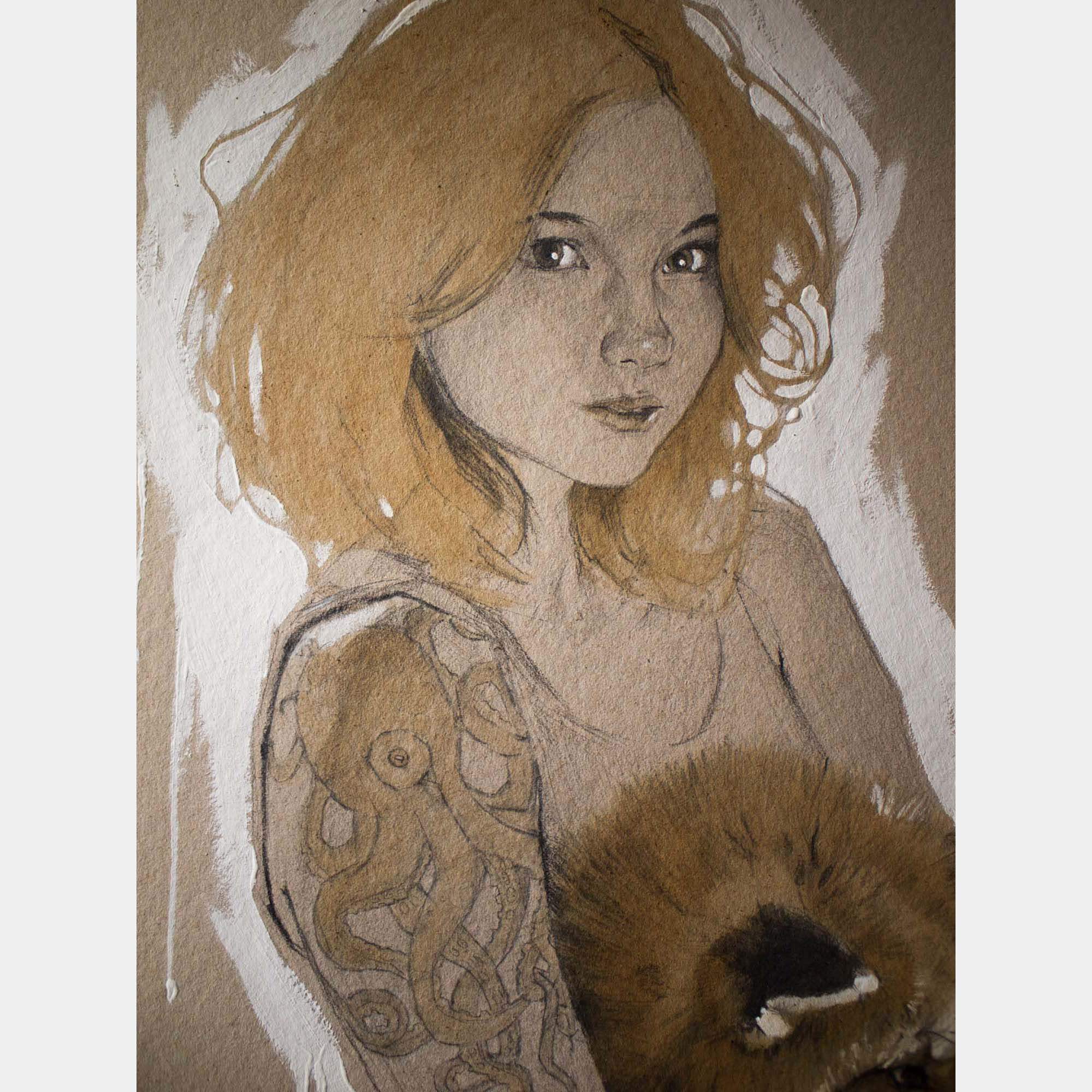 Kitsune By Oleksii Gnievyshev, Germany,2019 (84 X 60)