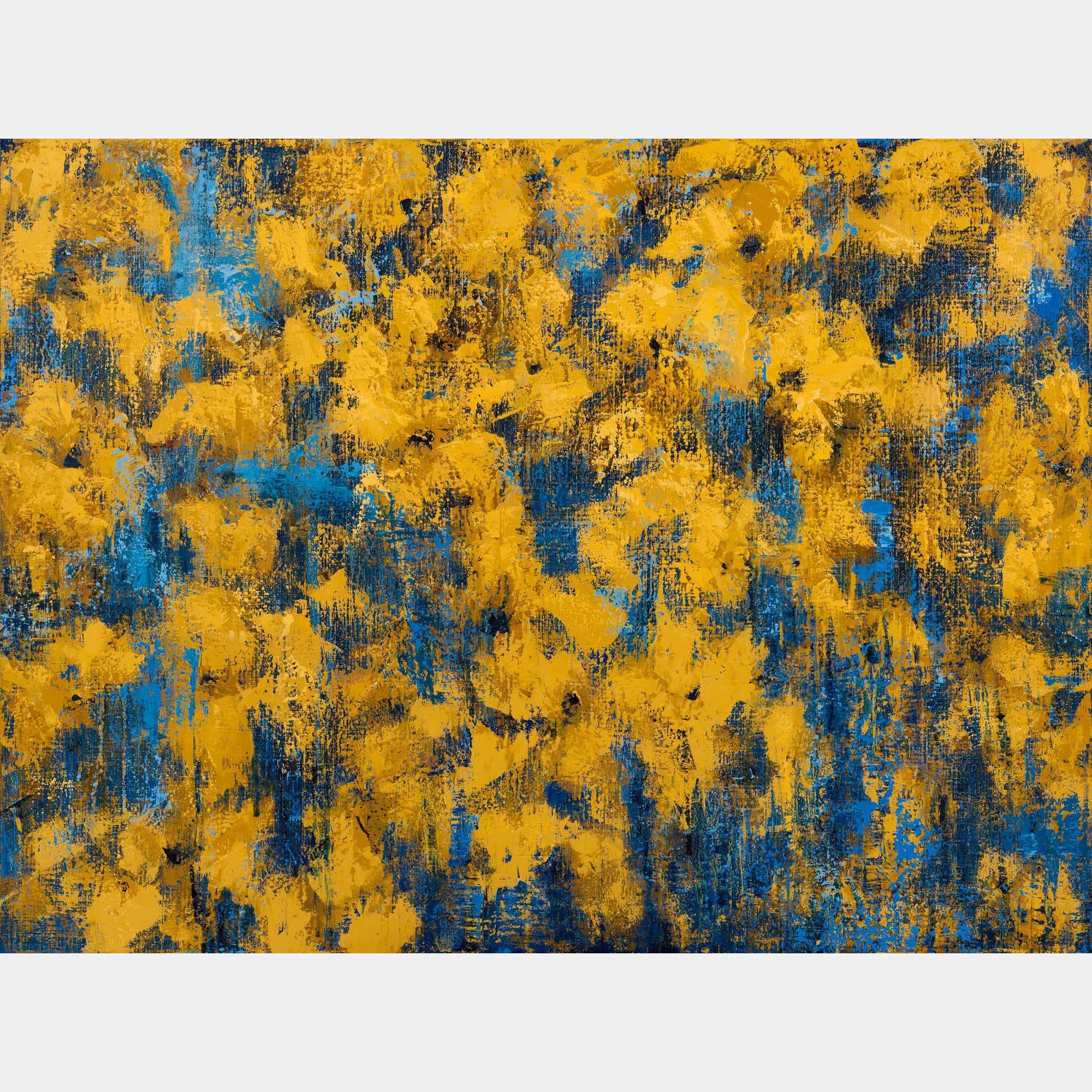 Yellow Flowers By Olena Bogatska, Ukraine,2021 (97 X 132)