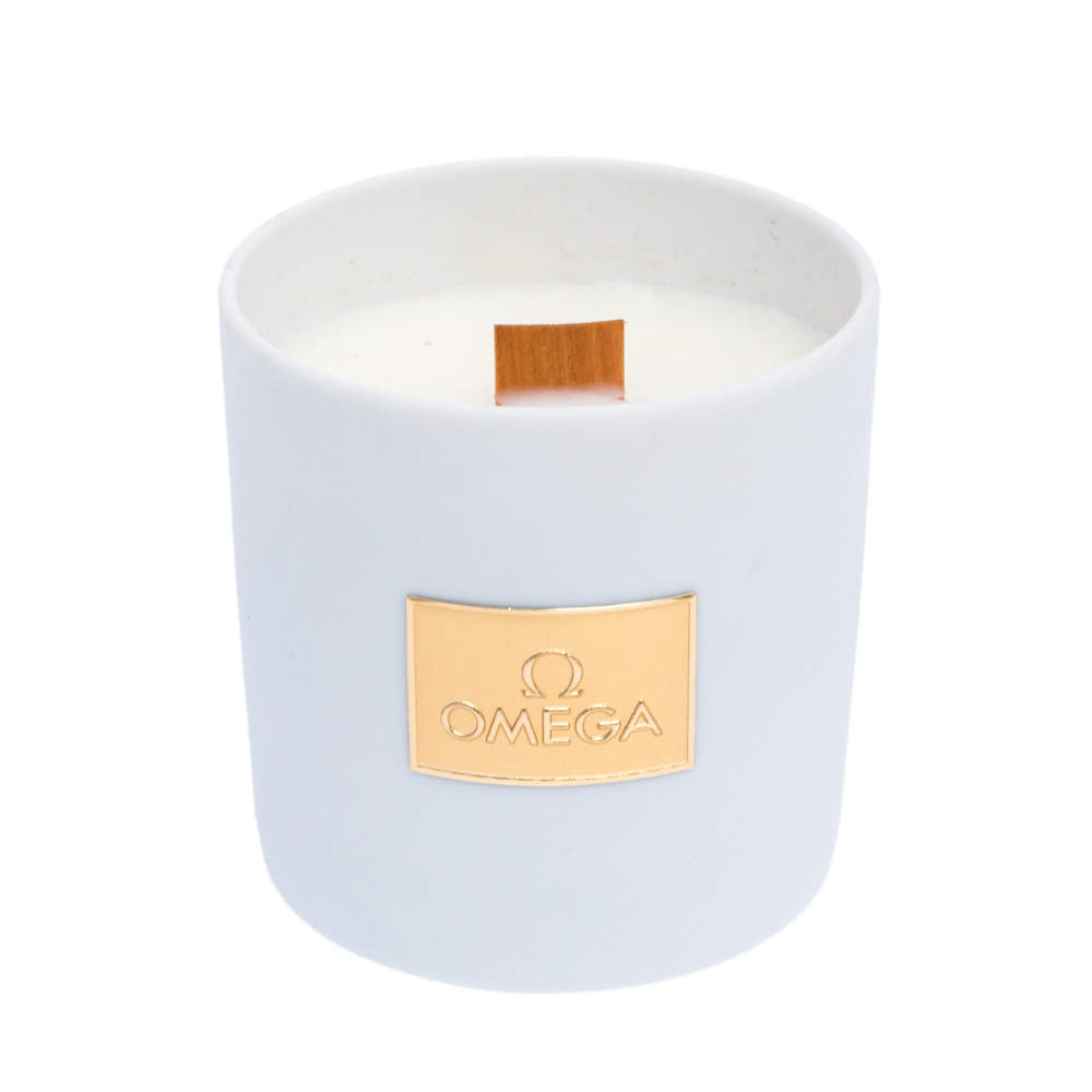 Omega White Scented Candle