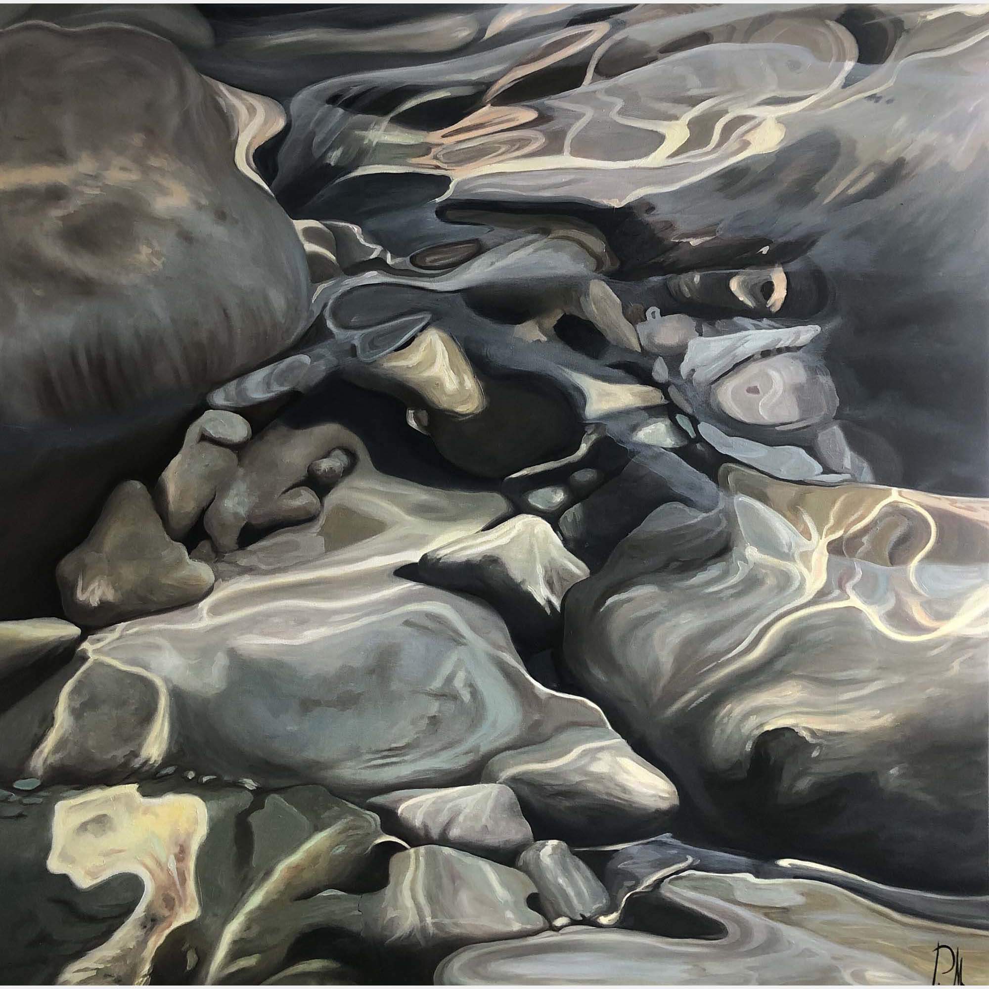La Noche Oscura Del Alma Ii By Paco Munoz Santana, Spain,2023 (80 X 80)