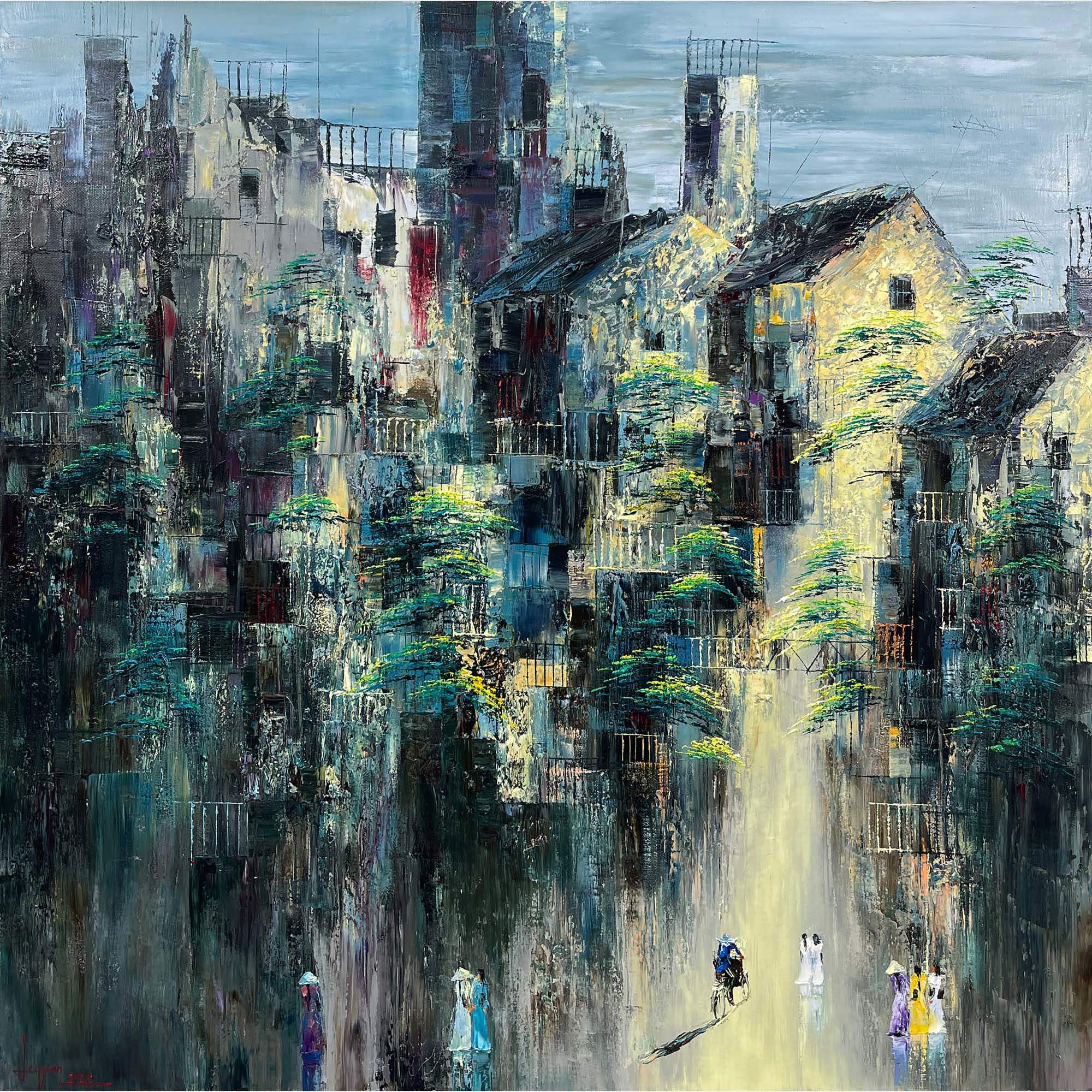 School Season By Quan Le, Vietnam,2023 (120 X 120)