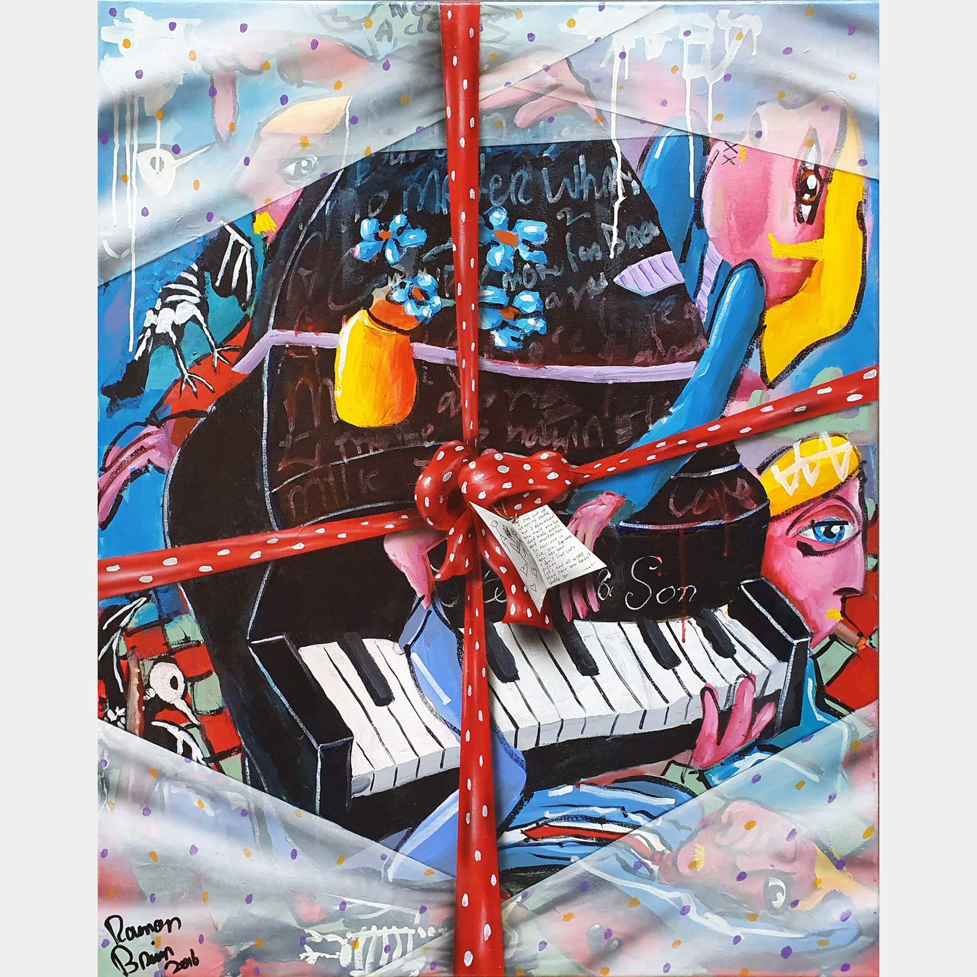 The Gift Of Music By Ramon Bruin, Netherlands,2016 (100 X 80)