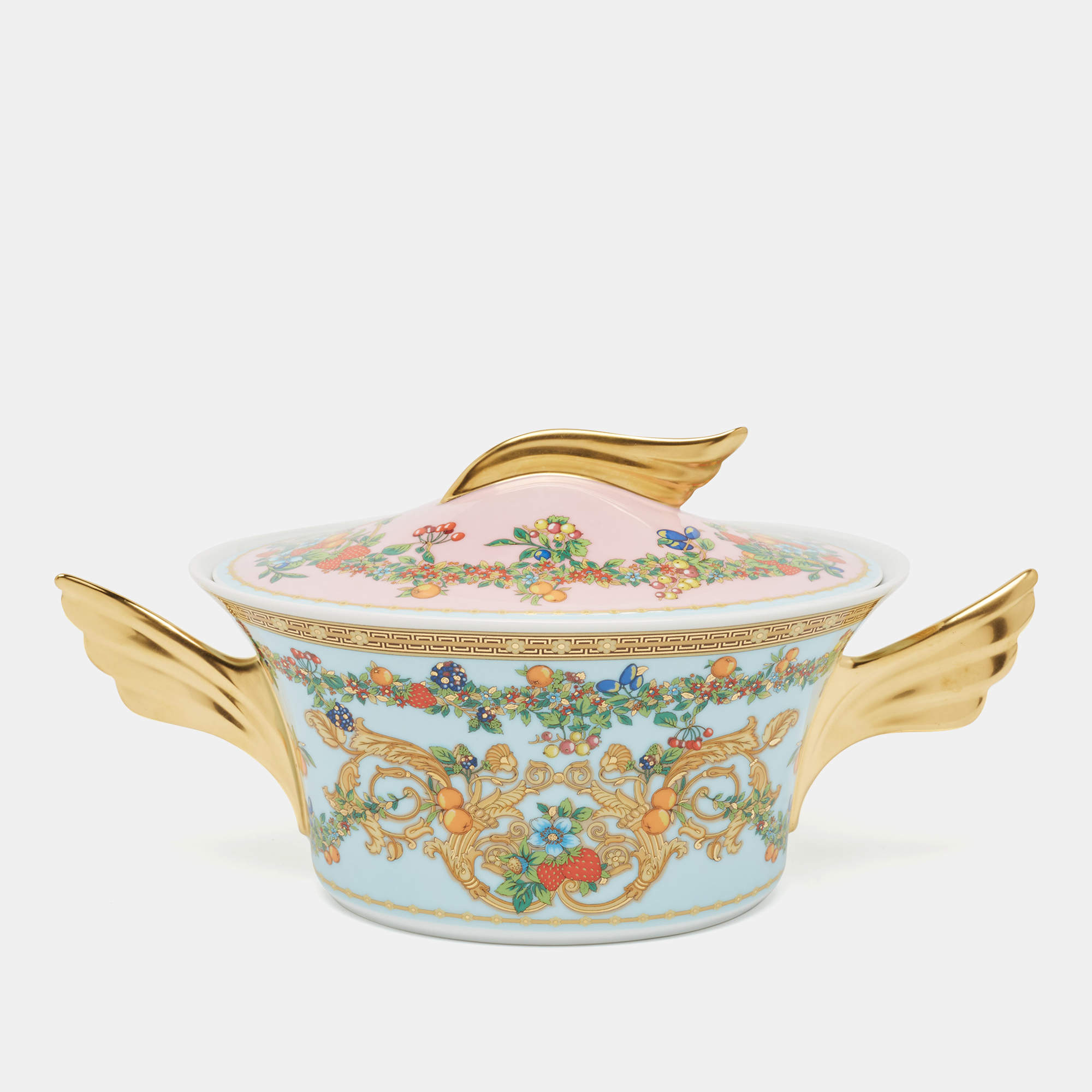 Rosenthal Meets Versace Ikarus Le jardin de Versace Covered Vegetable Bowl